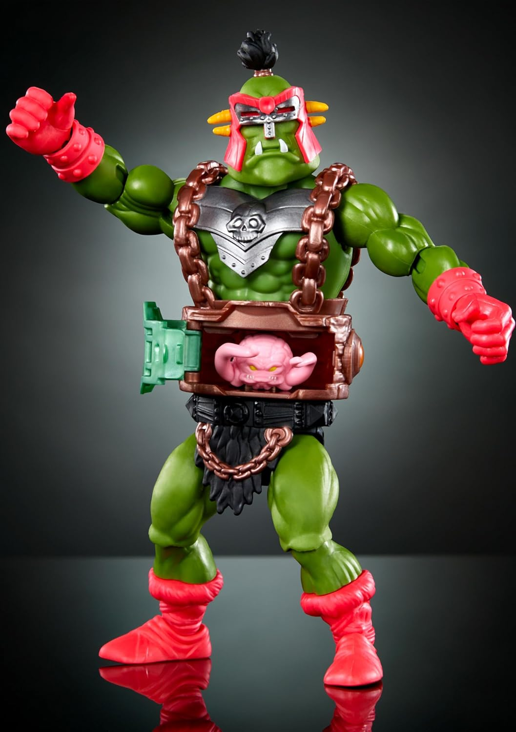 Motu X TMNT: Turtles of Grayskull Figurine Krang 18 Cm Black image number 4