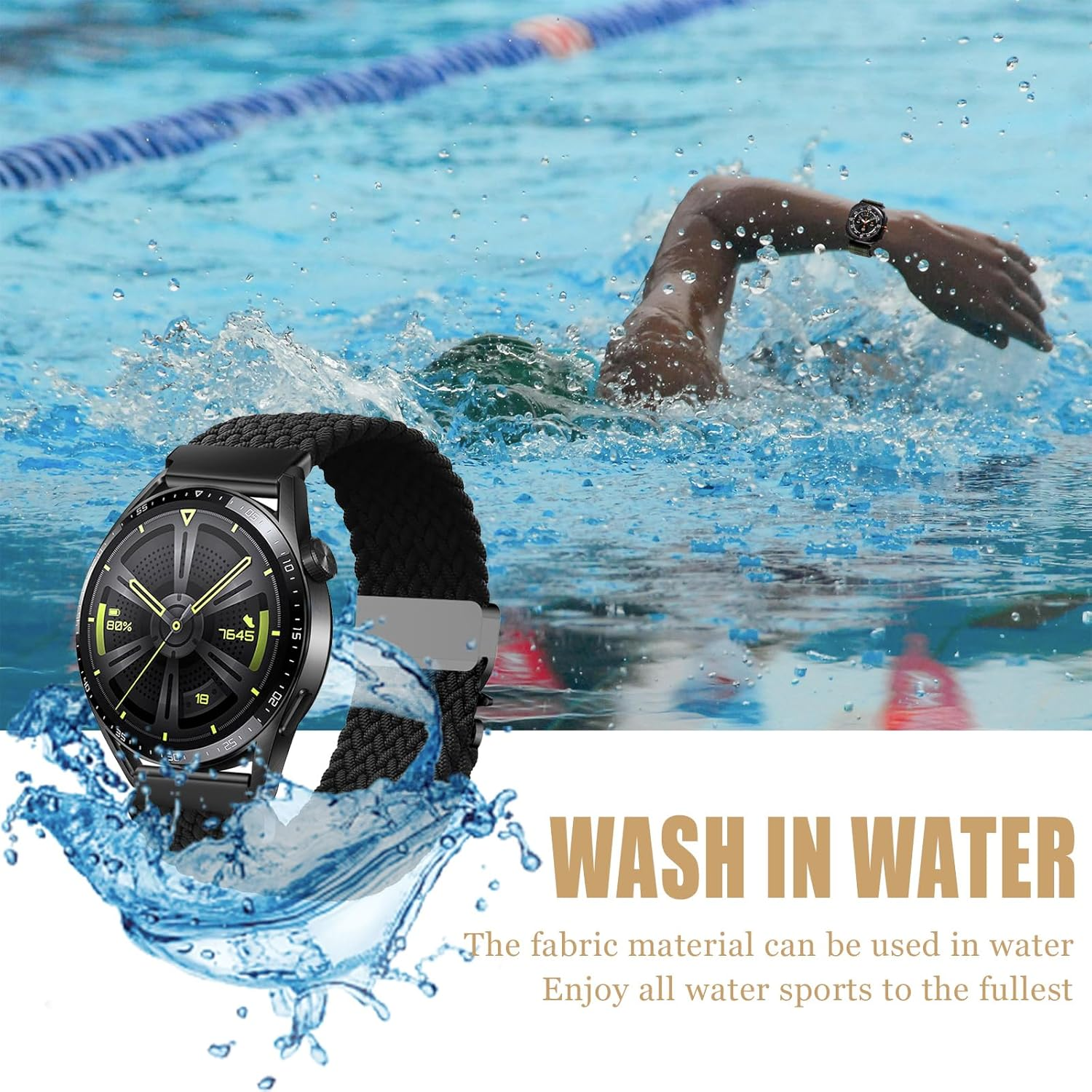 Geflochten Armband Kompatibel Mit Omega X Swatch Moonswatch Band Sport Elastisches Nylon Ersatzarmband Mit Verstellbarer Metall Verschluss Armb&auml;nder F&uuml;r Omega X Swatch Moonswatch F&uuml;r Damen Herren image number 6