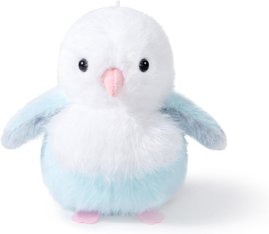 Blue Parrot Stuffed Animal Bird Stuffed Animal Doll Plush Toy Holder Bag Pendant Party Favor Gifts Toys for Kids image number 1