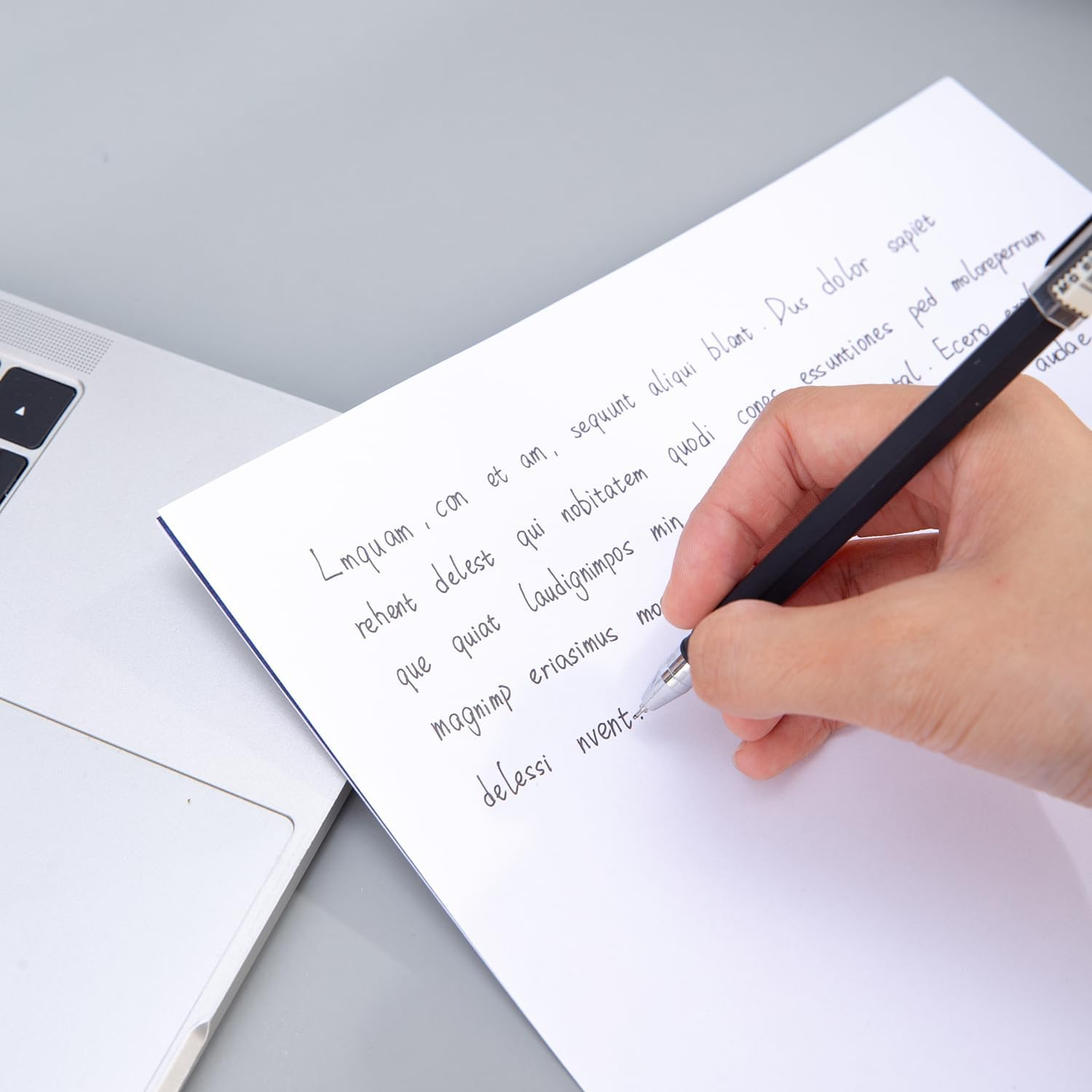 Deli Carbon Paper, Blue, A4 Size (100 Sheets) image number 4