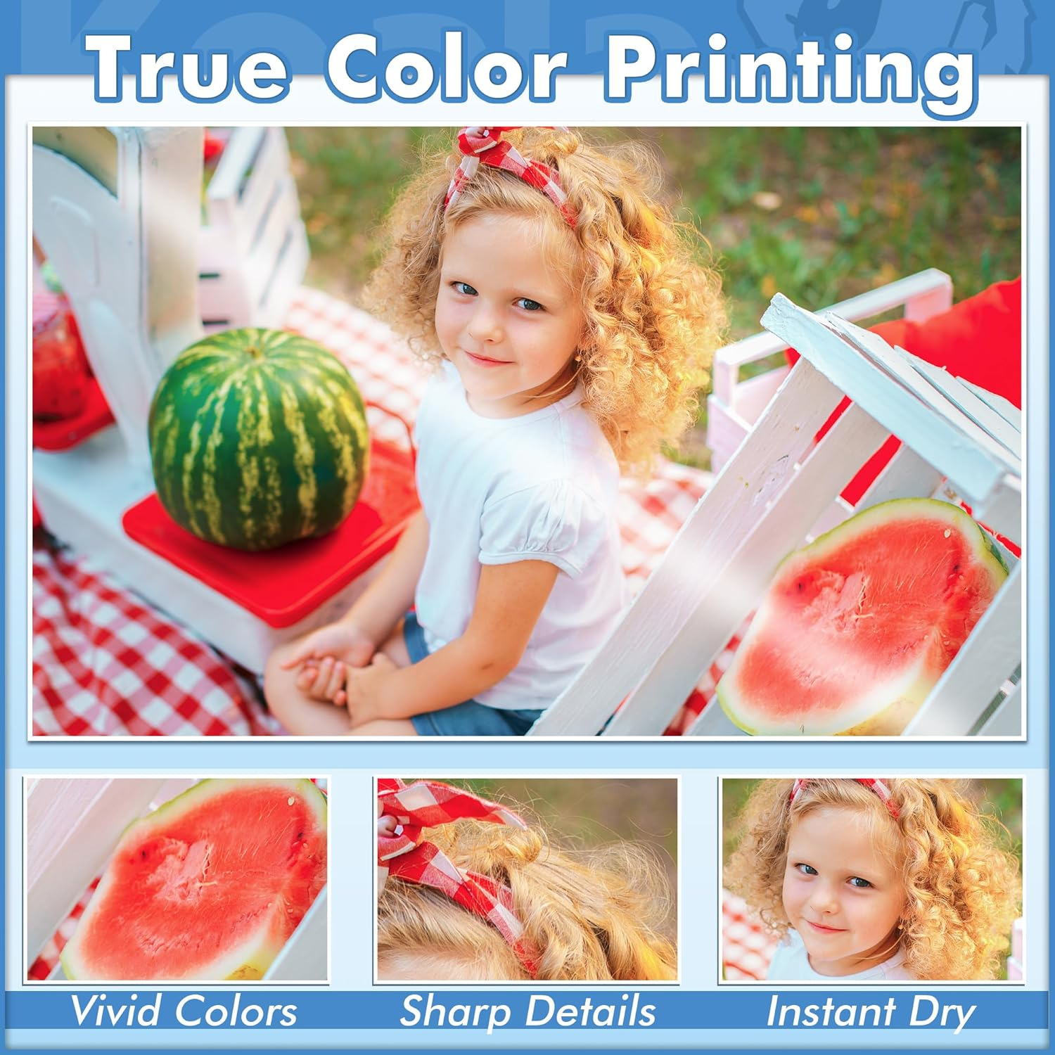 Koala Ultra Premium Photo Paper 8 X 10 in Glossy Photo Printer Paper for Inkjet Printer Water Resistant 50 Sheets 72Lb image number 4