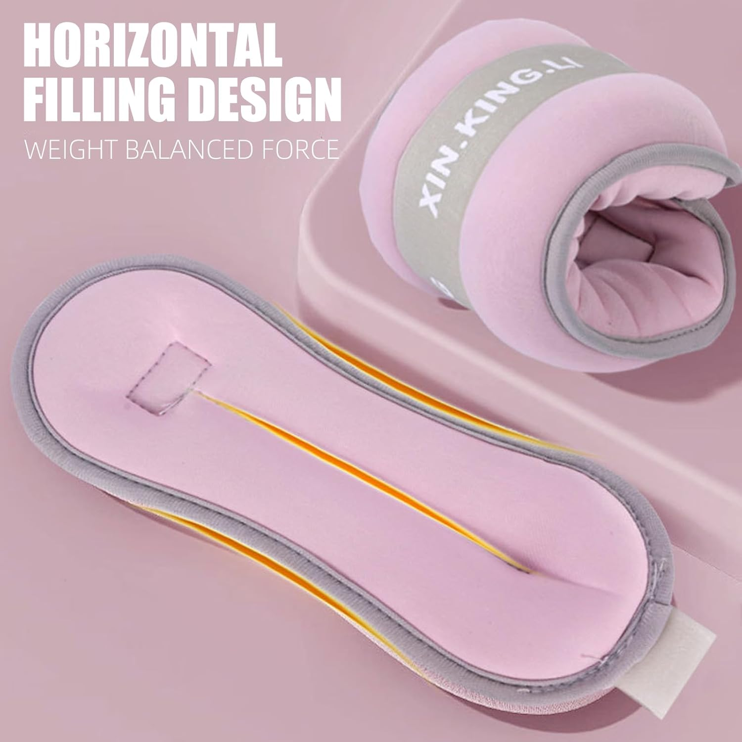 Ankle Weights, Wrist Weights 1 Pair 1/1.5/2 / 3 KG Leg Arm Weights for Women Men Kids with Adjustable Straps Weighted Ankle Weights Set for Gym,Fitness, Workout,Walking, Jogging - 4 Colors