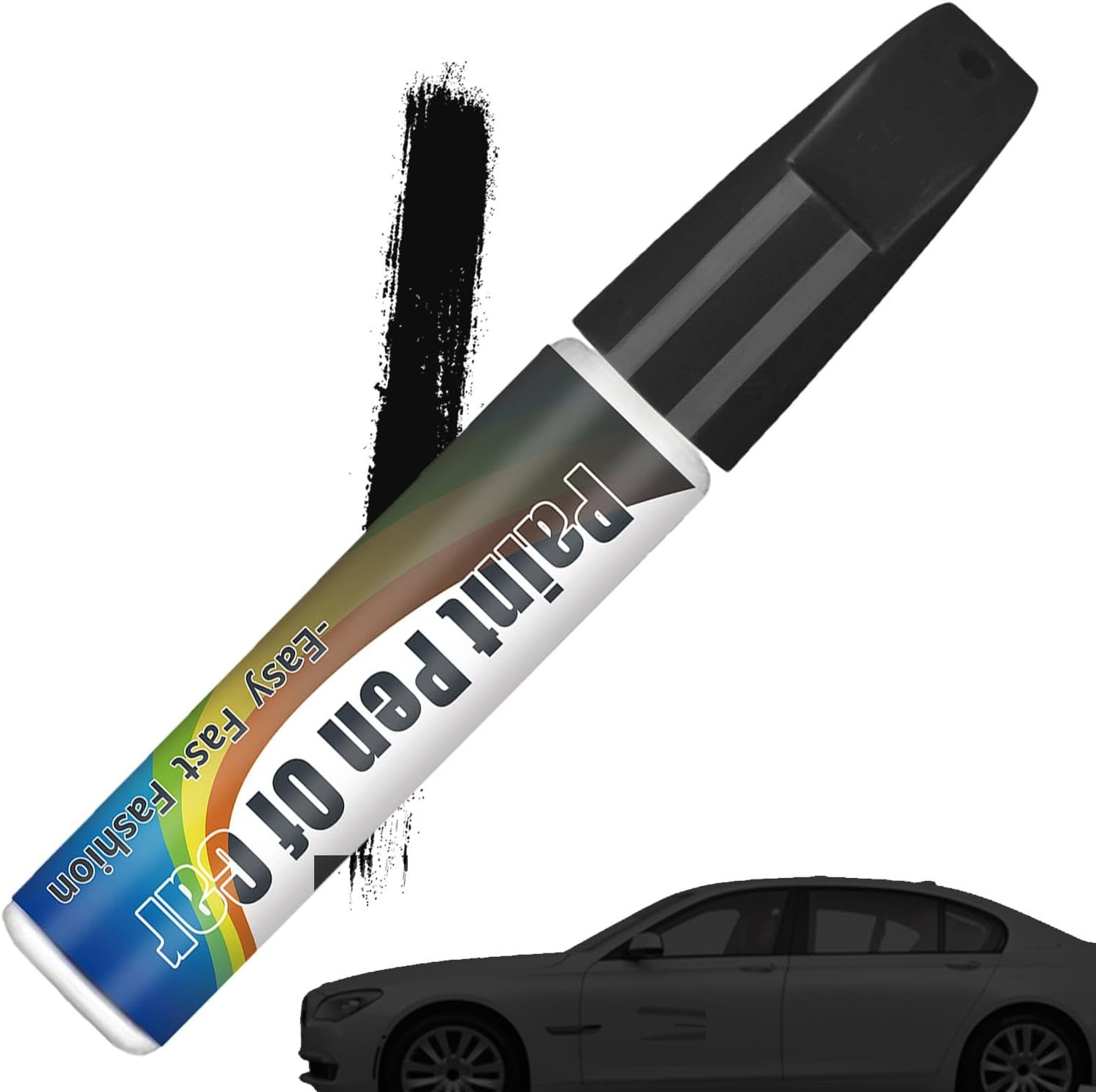 Car Scratch Remover Pen - 12Ml Waterproof Portable Auto Vehicle Paint Pen,Fast Drying Multifunctional Car Accessories, Vehicle Paint Repair Tool, Auto Paint Pen for Water Dirt