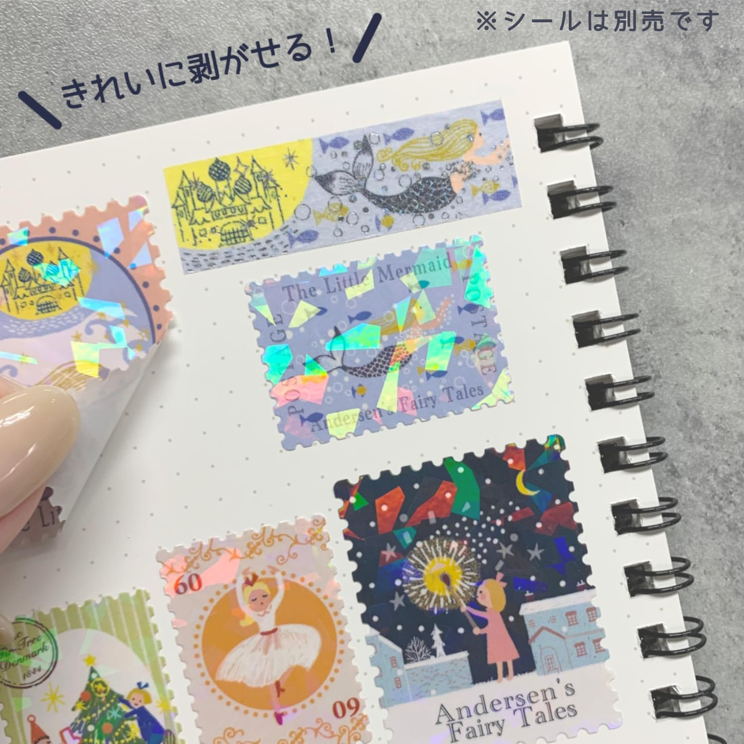 Sealdo Ks-Sb-10029 Shinzi Katoh Alice A6 Sticker Book, Made in Japan, 40 Pages