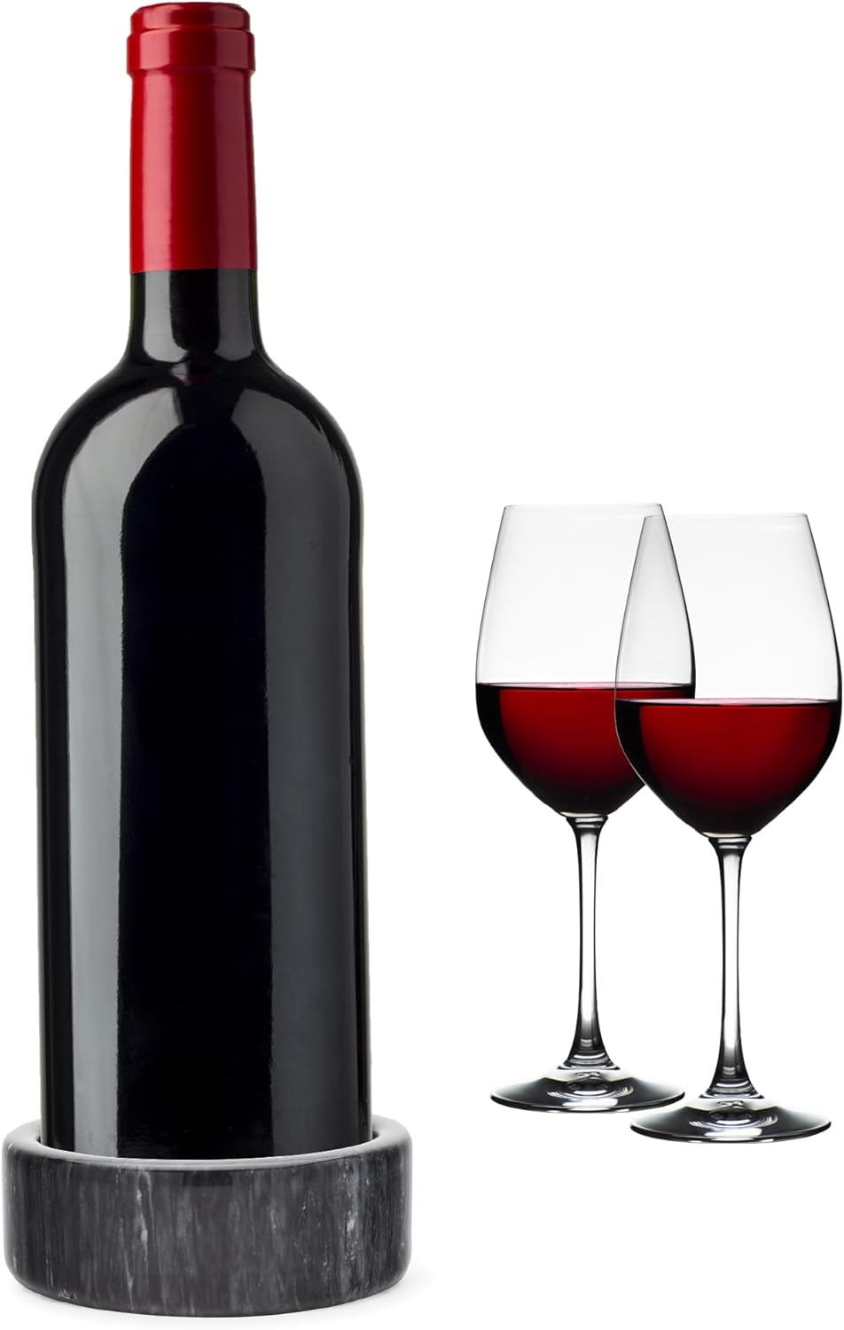 Fox Run 48758 Run White Marble Wine Stand, 5 X 5 X 2 Inches