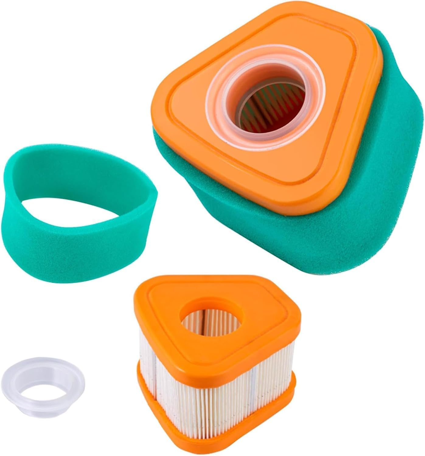 (2-Pack) High Performance Air Filter 595853 for Briggs & Stratton 115P02,115P05,123P02,123P07 Replaces 595853 597265 597266 Lawn Mower Engine Replacement Parts image number 4