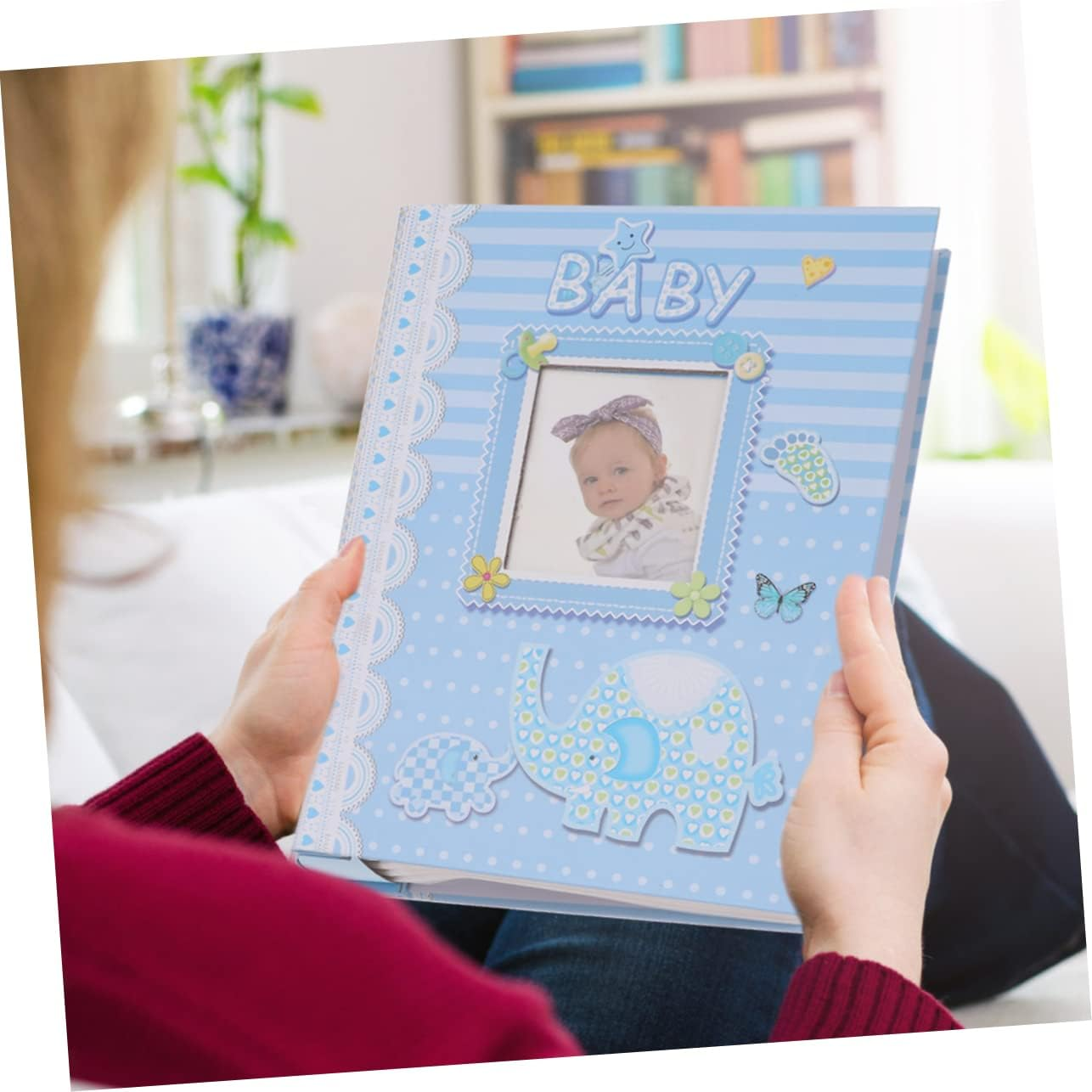 Picture Album Photo Book Pages Interstitial Albums Safe for Boys and Girls Newborn Photo Display image number 2