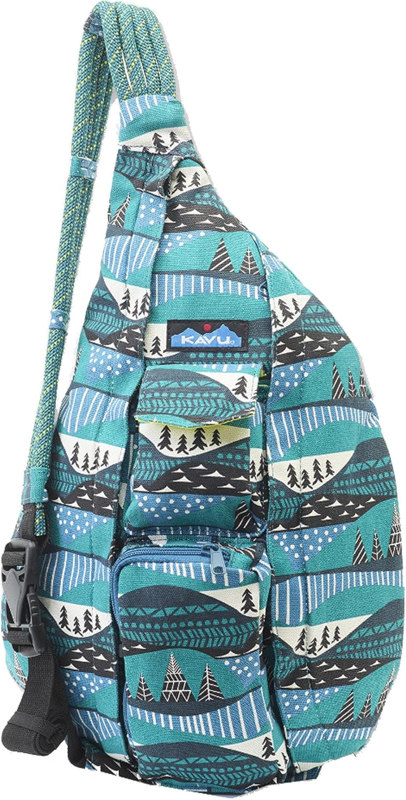 KAVU Rope Bag - Sling Pack for Hiking, Camping, and Commuting - Beach Paint image number 5