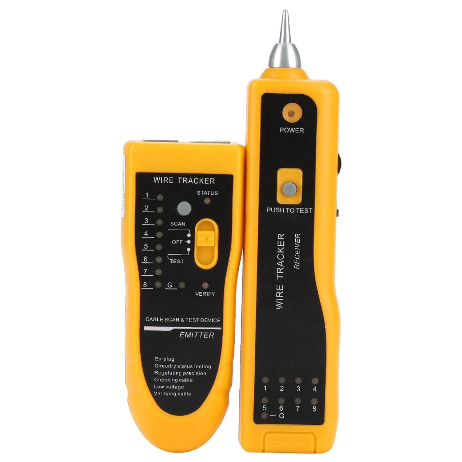 Huairdum Wire Tracker, Cable Detector, Diagnose Tone Tool, Line Finder, Cable Tester