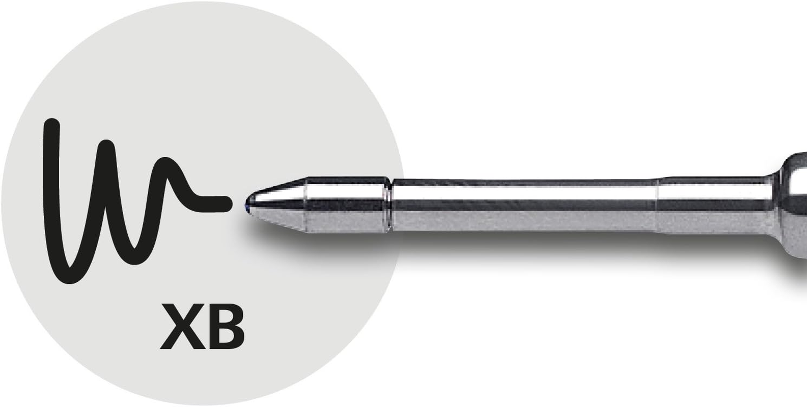 Schneider Slider 755 XB (Extra Broad) Ballpoint Pen Refill, 1.4 Mm, ISO Format G2, Black Ink, Box of 10 Refills (175501) image number 2