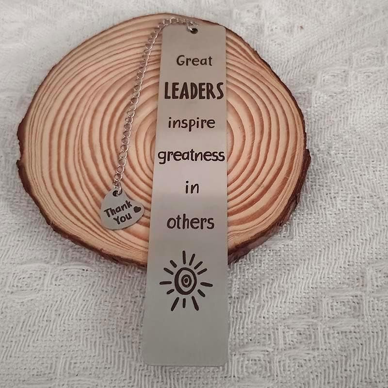 RFTWXHPN Bookmark: Thank You Boss Appreciation Gift - Stainless Steel, 1 Piece image number 3