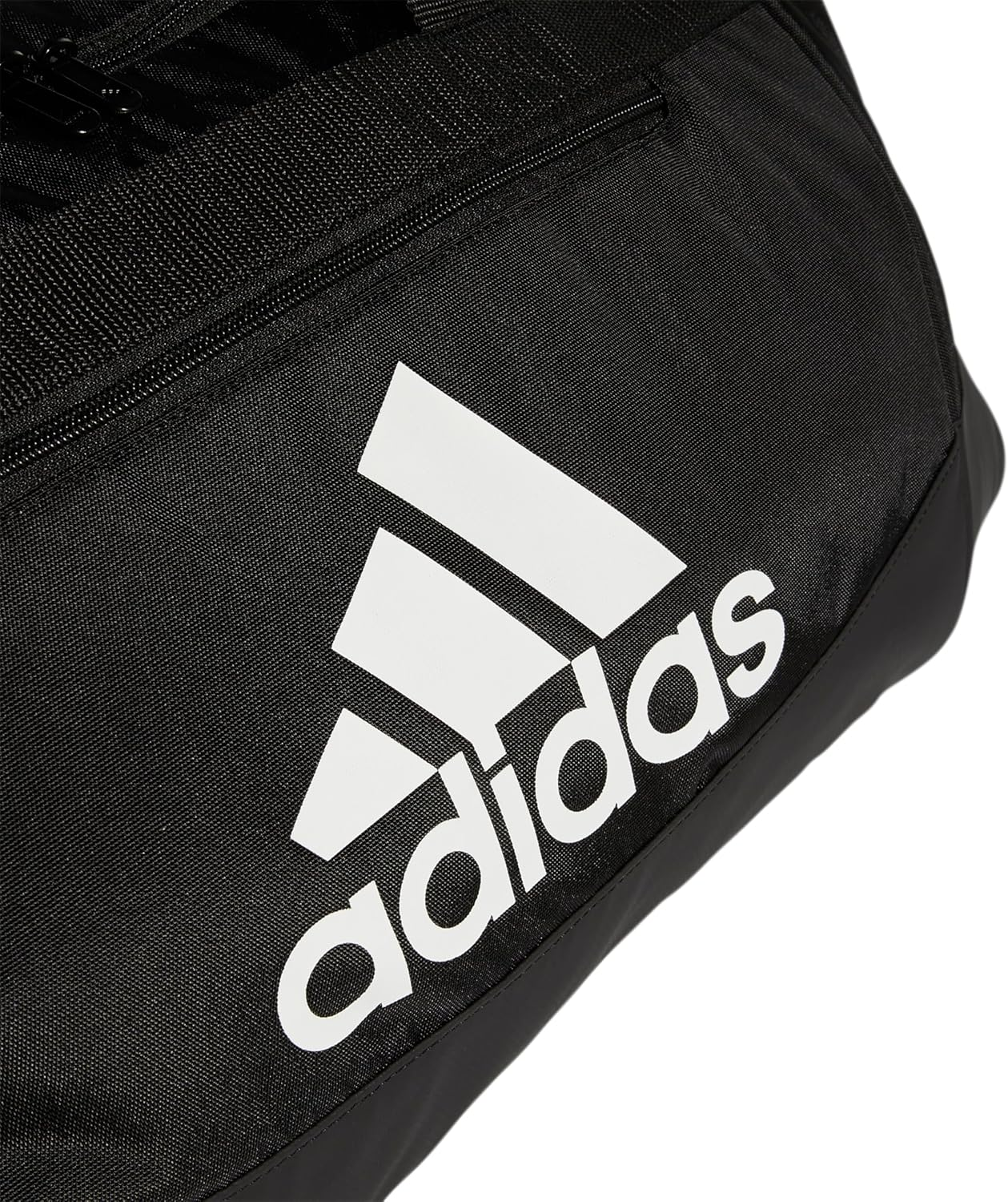 Adidas Defender 4 Medium Duffel Bag, Black/White, One Size, Defender 4 Medium Duffel Bag image number 3
