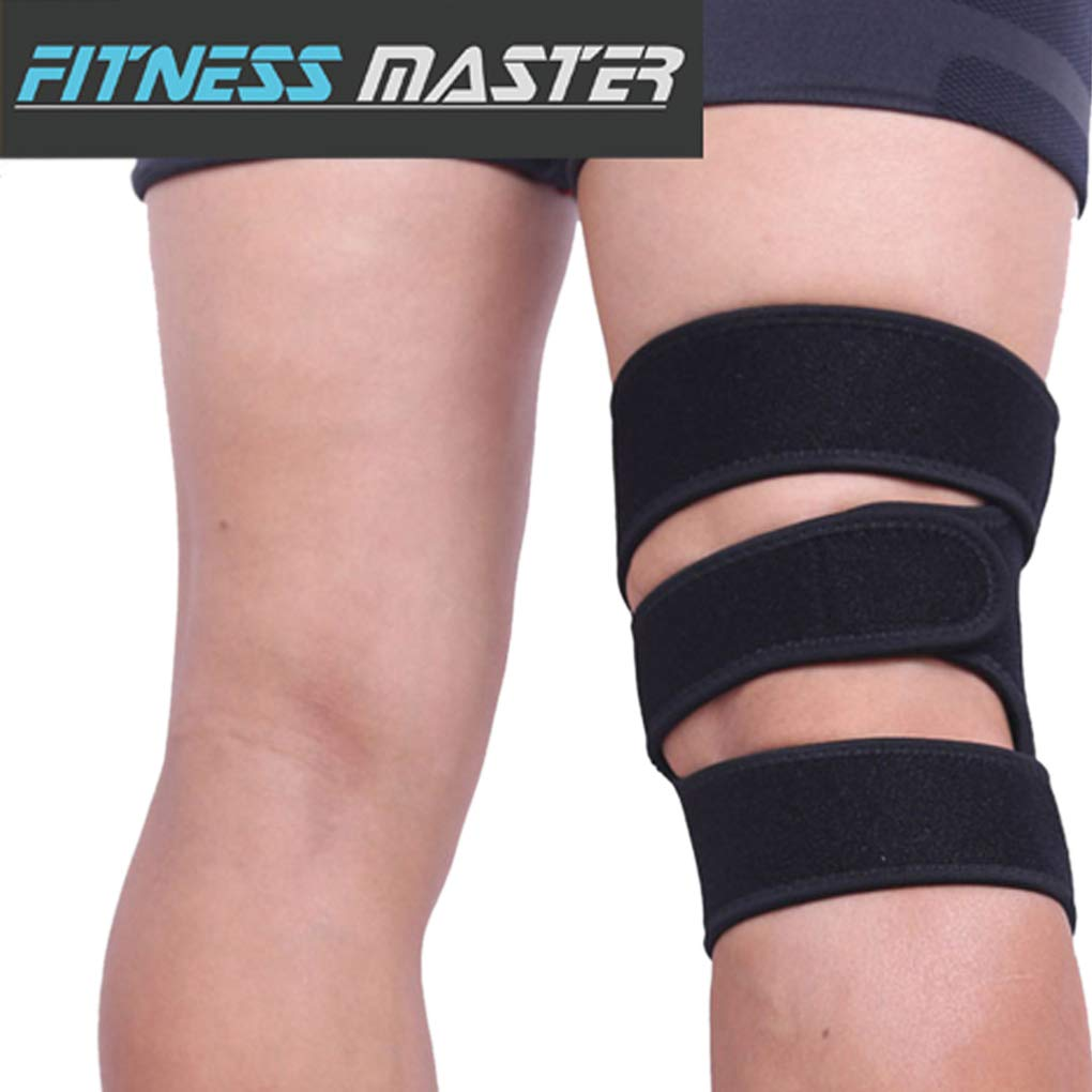 Sport Adjustable Knee Support Brace Protector Strap Compression Sleeve Gym Pad