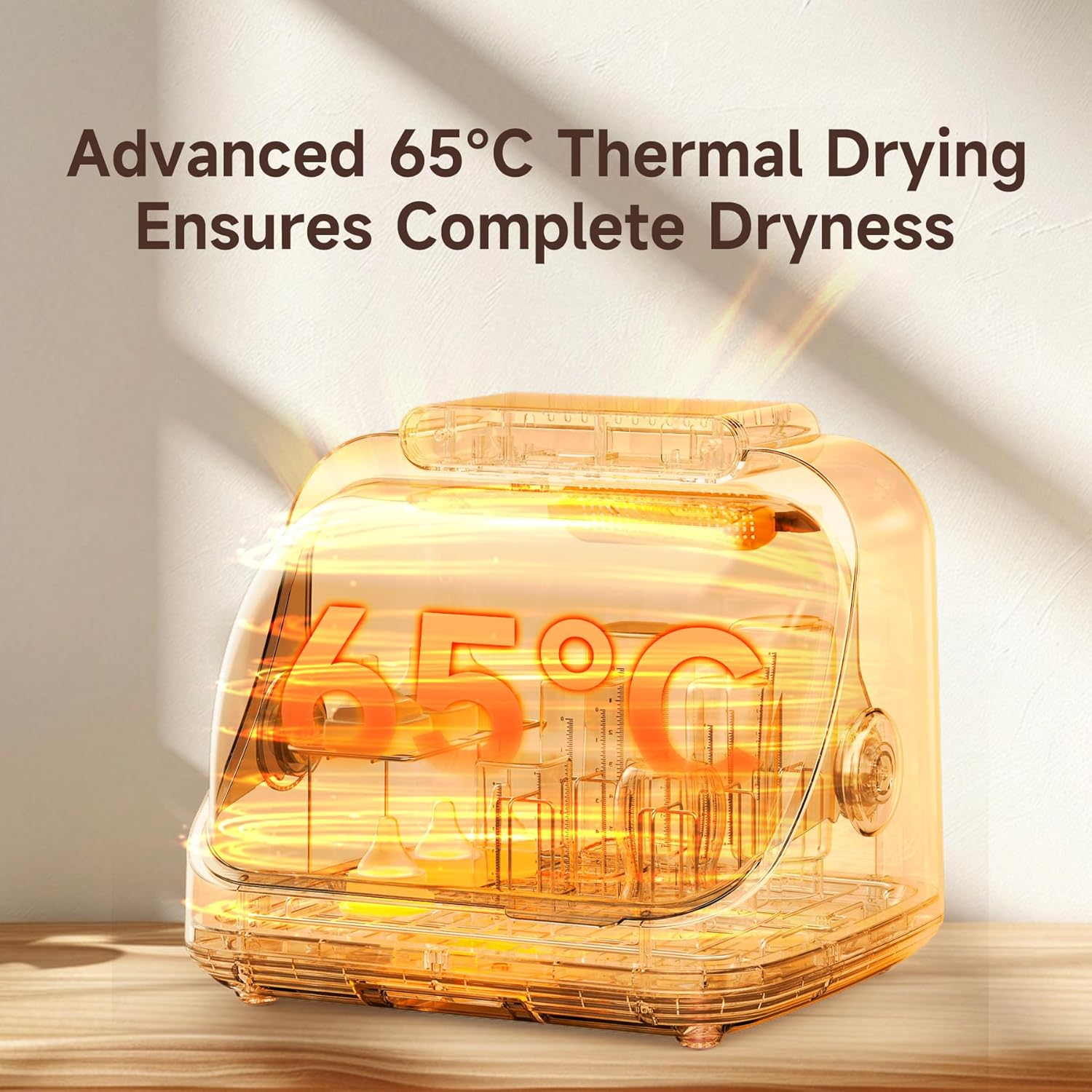 20L Baby Bottle Steriliser, UV Sterilization Baby with 3-In-1 Function, Large Capacity Baby Bottle Steriliser and Dryer,Bottle Steriliser Fast Drying & Auto Shut-Off (Upgraded Model) image number 5