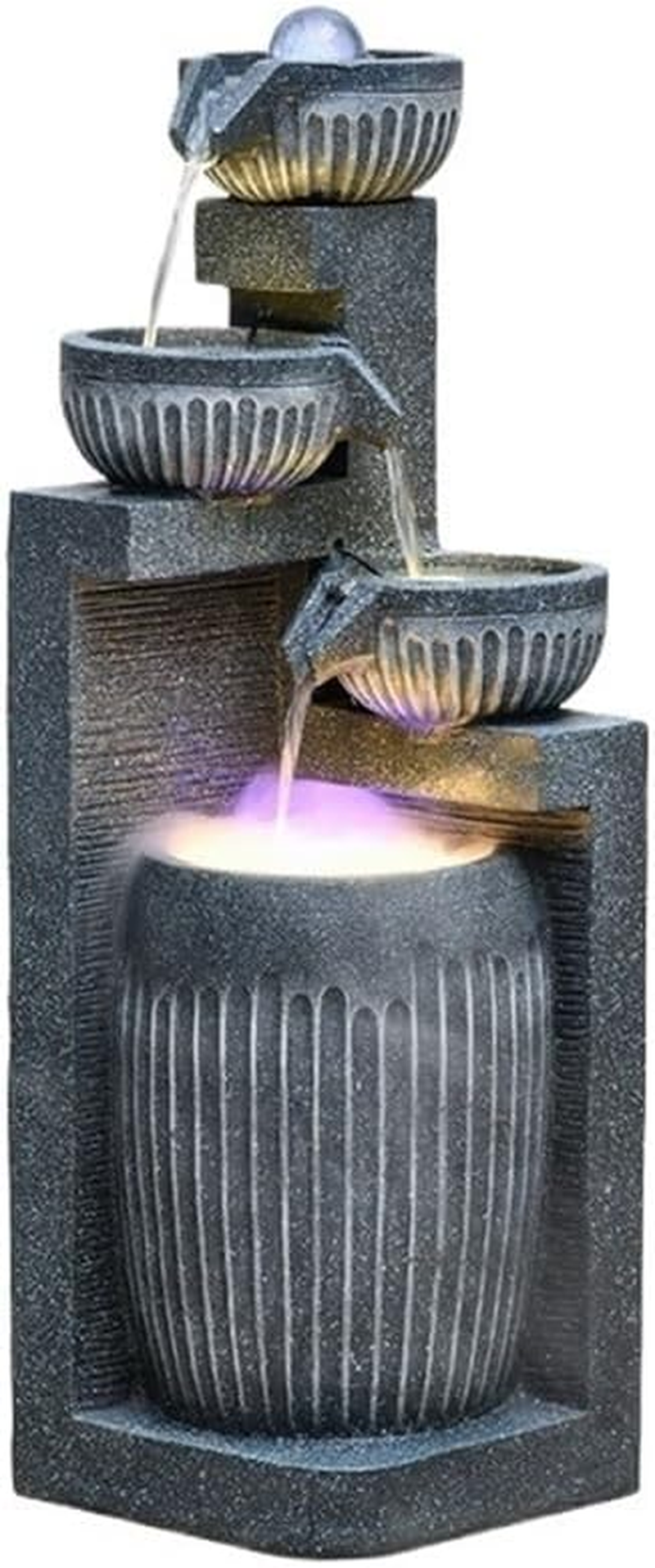 Outdoor Fountain Light Luxury Feng Shui Ball Water Ornaments Circulating Modern Simple Living Room Office Floor Fountain Decoration image number 1