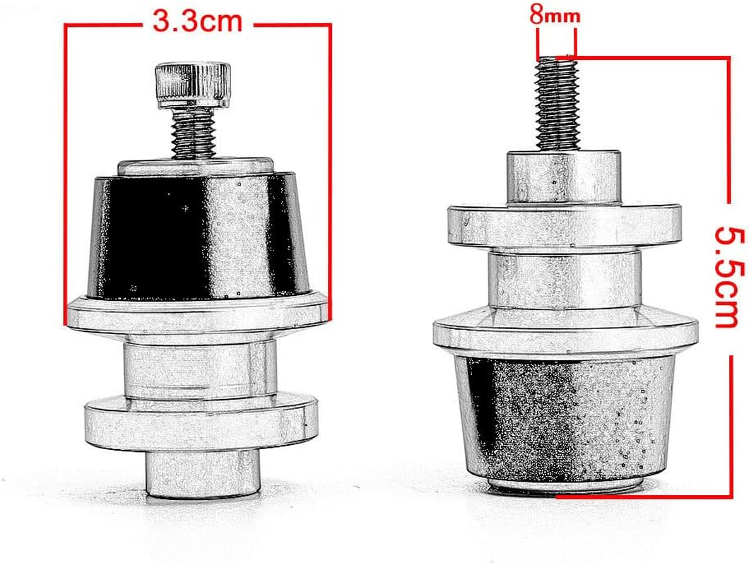 MOWOK 8MM Swingarm Spools Slider Fit for Ninja 650 2017-2025 ZX-6R/ZX636 2014-2026 400 Z400 2018-2026 Ninja 1000SX 2020-2026 500 ZX4RR ZX4R ZH2 Motorcycle Accessories Stand Screws image number 1