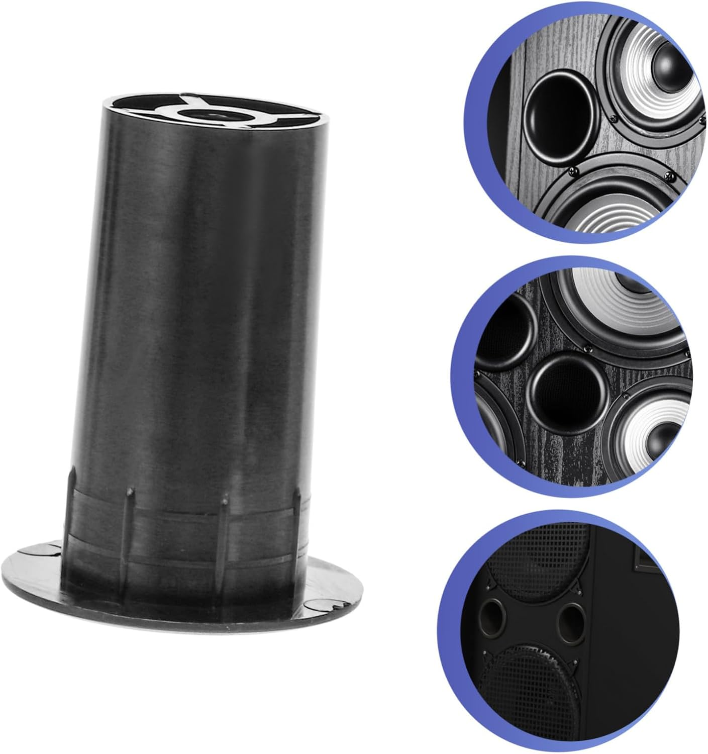 LALAFINA 8Pcs Bass Reflex Tube Speaker Port Tube Replacement for Subwoofer Speaker Cabinets Home Audio Sound Enhancement image number 5