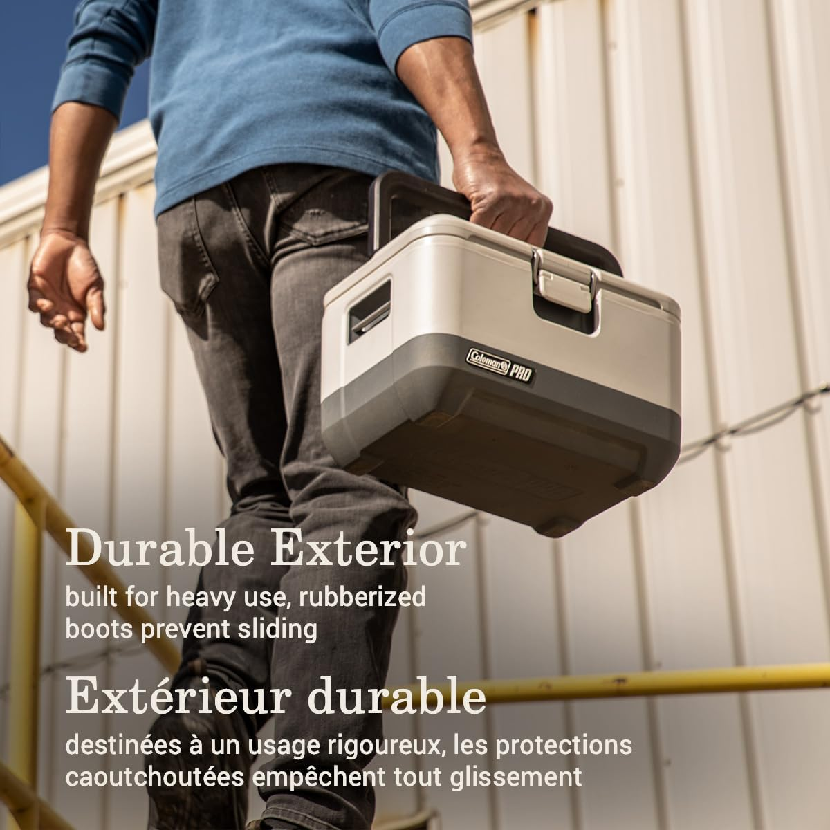 Coleman Pro Heavy-Duty Insulated Hard Cooler Lunchbox, Durable Portable Cooler for Rugged Outdoor Use & Jobsites, Anchor Points for Secure Transportation & Portability image number 1