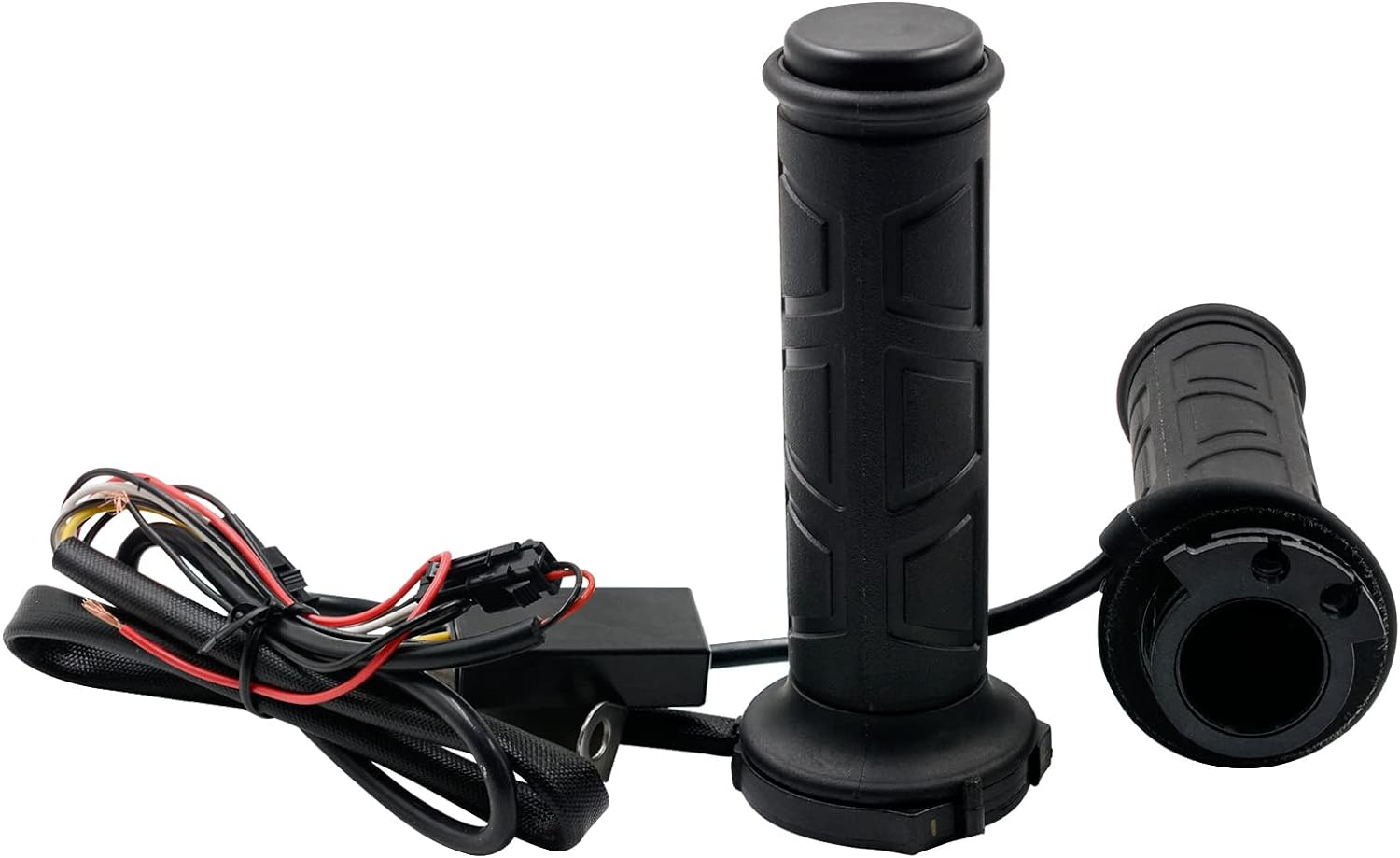 B-Qtech Motorcycle Heated Hand Grips, Universal 22Mm (7/8") Electric Handlebar Grip, Smart 3 Level Temperature Control, Hand Grip for Motorcycle/Bike/Atv in Winter image number 1