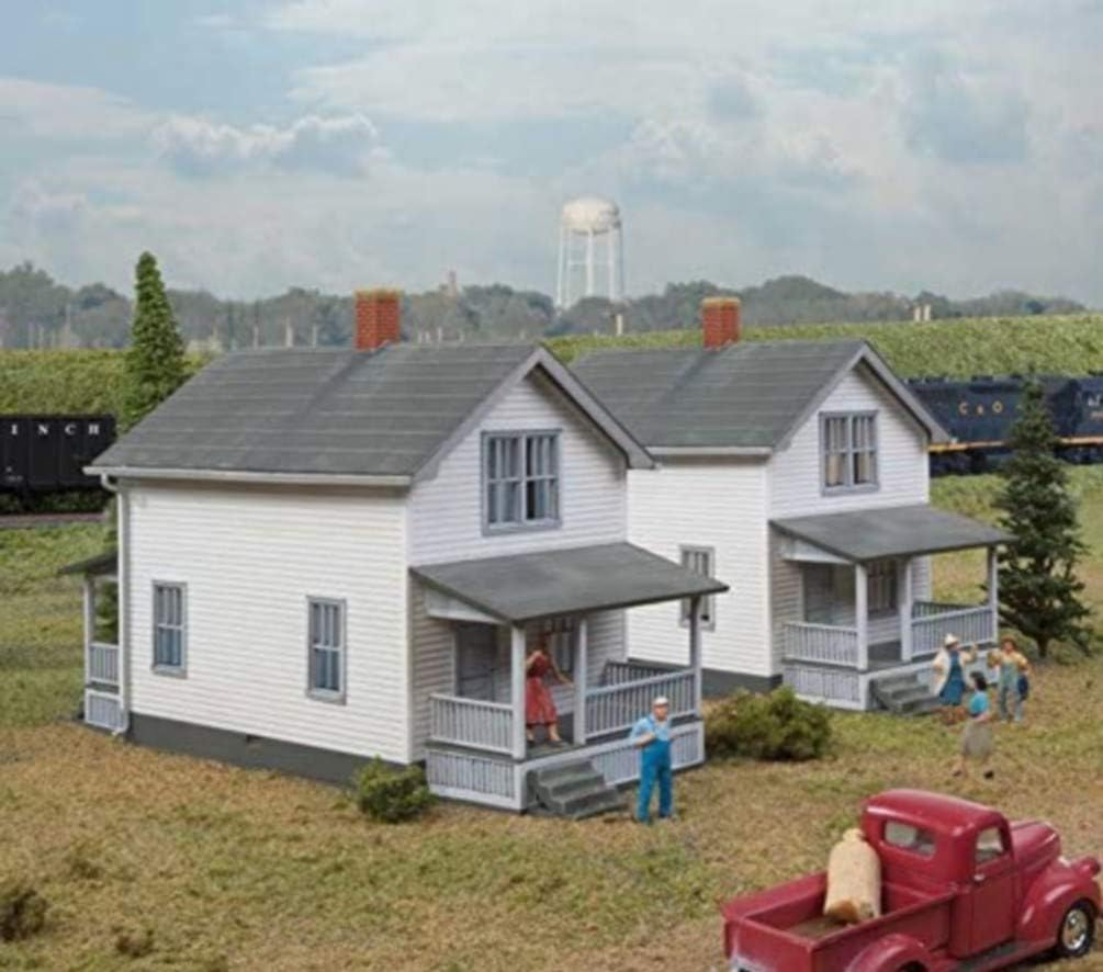 Walthers Cornerstone HO Scale Model Kit - Company House Pkg(2) - American Bungalow image number 2