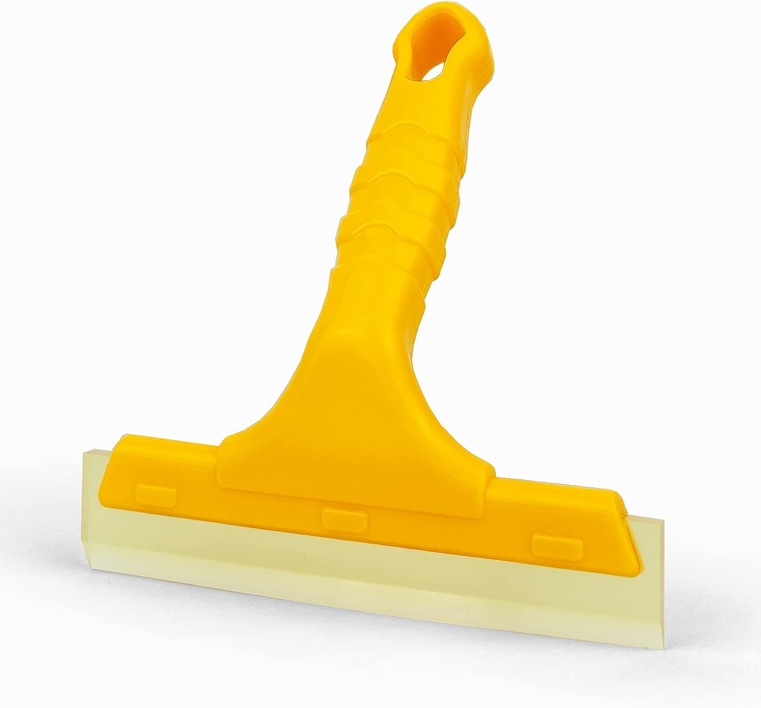 Lunbengo Small Glass Squeegee, Ice Scraper for Car Windshield, Window Wiper with Hard Rubber Blade & None-Slip 6.1Inch Handle, for Windshield/Bathroom Shower Door/Mirrors/Countertop/Window image number 4