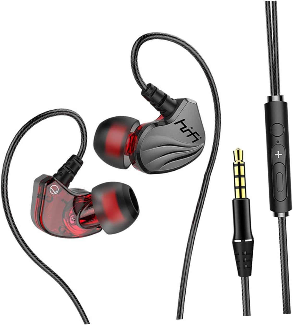 DOITOOL Wired Earphones Plug Mobile Phone Headphones Comfortable for Long Wear image number 4