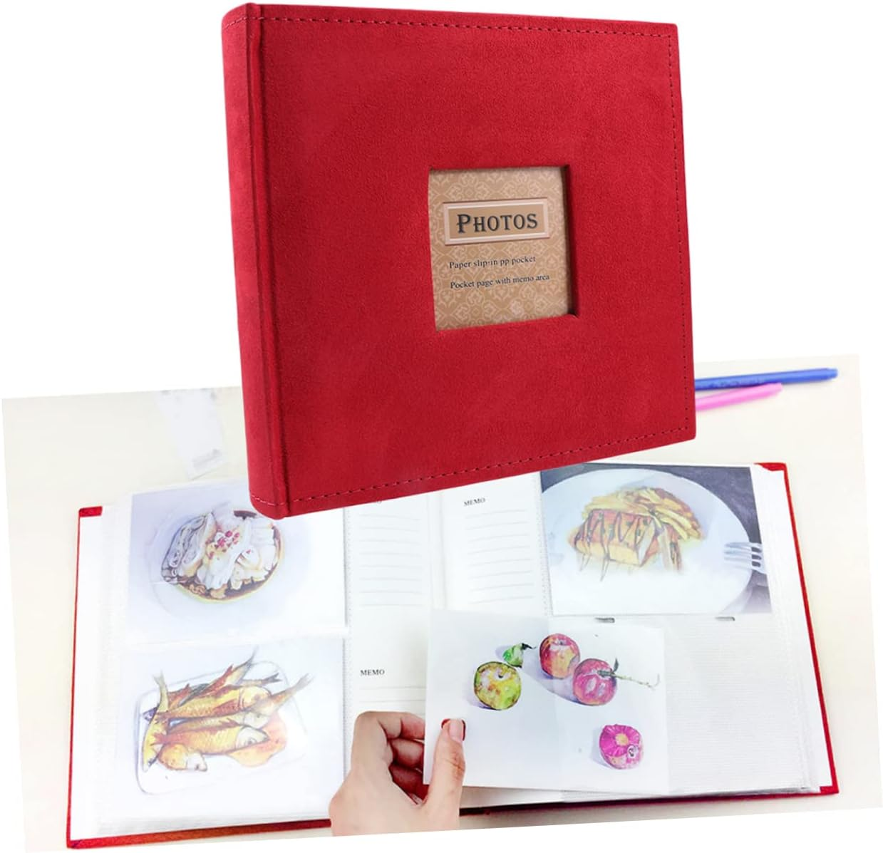 Boy Girl'S Plush Souvenir Book Diy Photo Album Insert Type for Picture Storage Boy Girl Yearbook Scrapbook