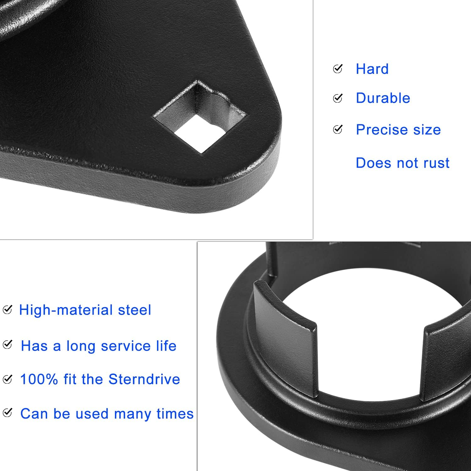 Danti Bravo 3 Tool Kit - 91-8053741 Bearing Carrier Nuts Tool & 91-805457T1 Propeller Prop Nut Socket Wrench & 91-805374 Blackhawk Drive Bearing Carrier Tool - for Mercury Bravo III Sterndrives image number 5