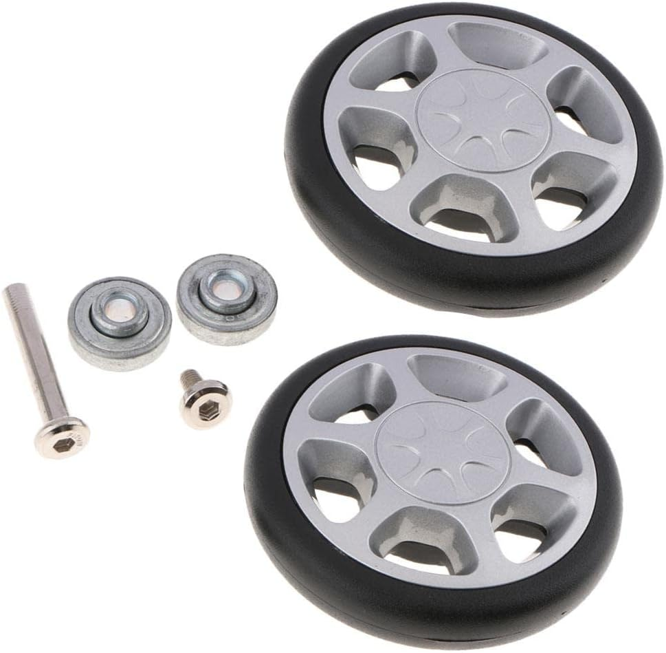 Perfk Suitcase Wheels Casters Luggage Bag Accessory & Nail 2Set 8218A-A image number 2