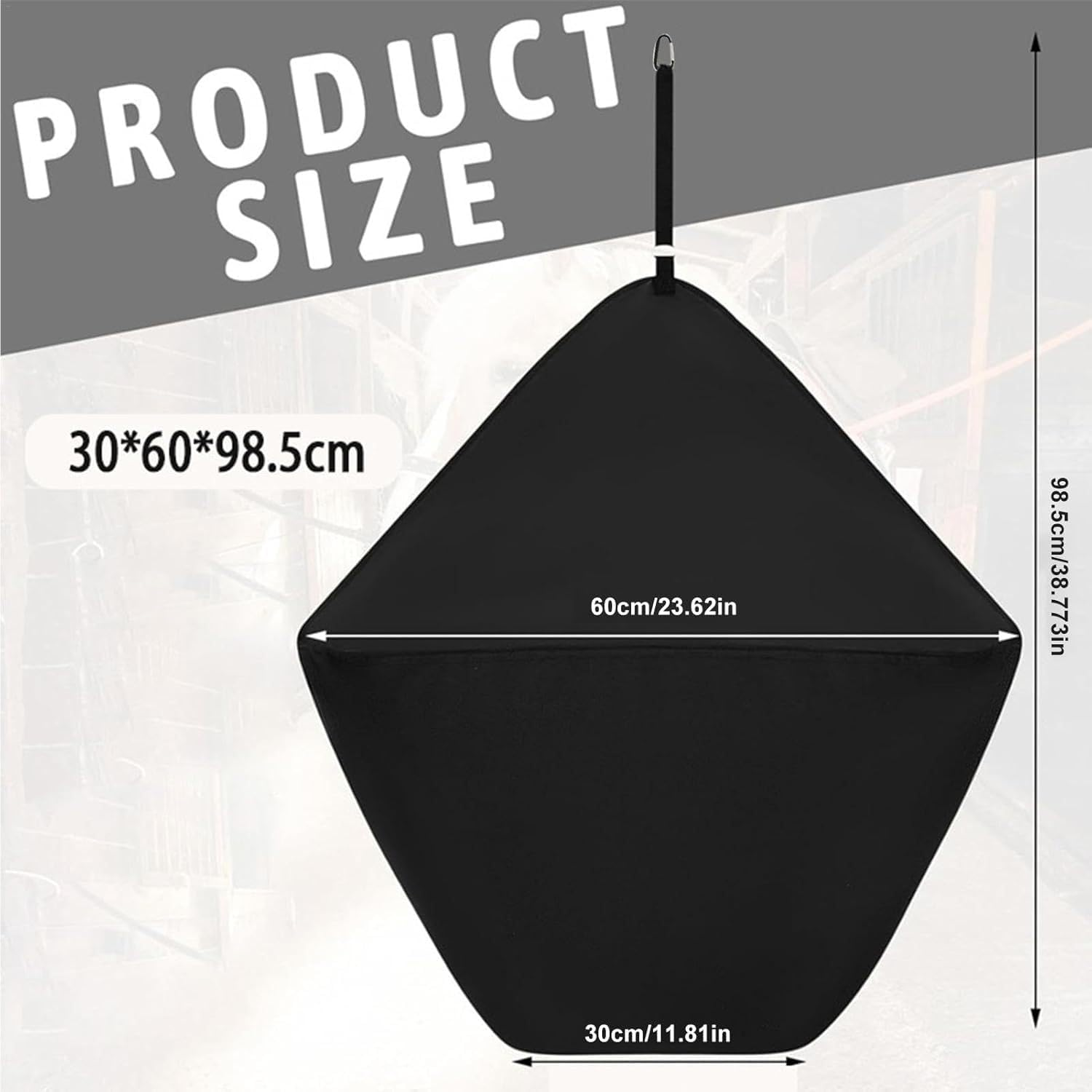 Horse Feed Trailer Hanging Bucket Bag, 1Pc Horse Feed Bag Hanging Bucket Holder, Horse Trailer Food Bag Bucket Holder Fits 5 Gallon Bucket image number 5