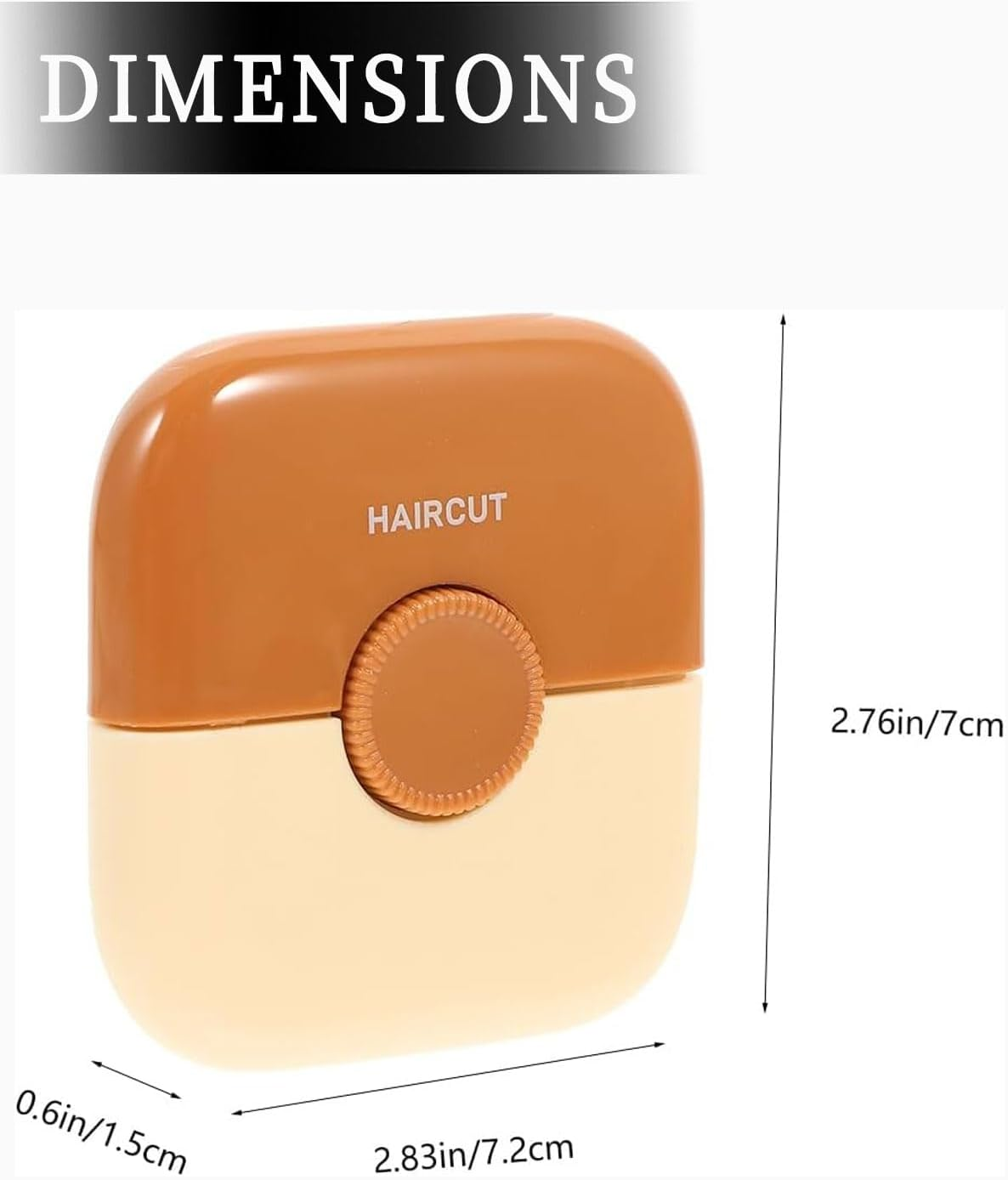 AORHOFJ Pack of 2 Split End Remover Device, 2-In-1 Hair Trimmer, Split End Trimmer, Double Sided Design, for Cutting and Styling Thinning Hair (Pink+Orange Colour)