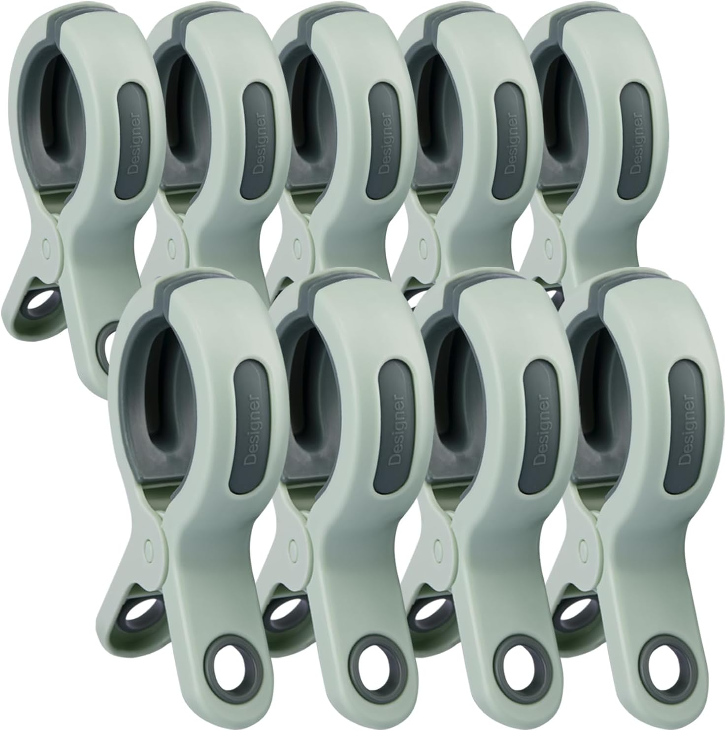 9 Pack Beach Towel Clips, Heavy-Duty Plastic Clothes Pins Bright Color Beach Chair Towel Holder Windproof Clothes Clips to Keep Your Towel Clothes Blankets (Pink)