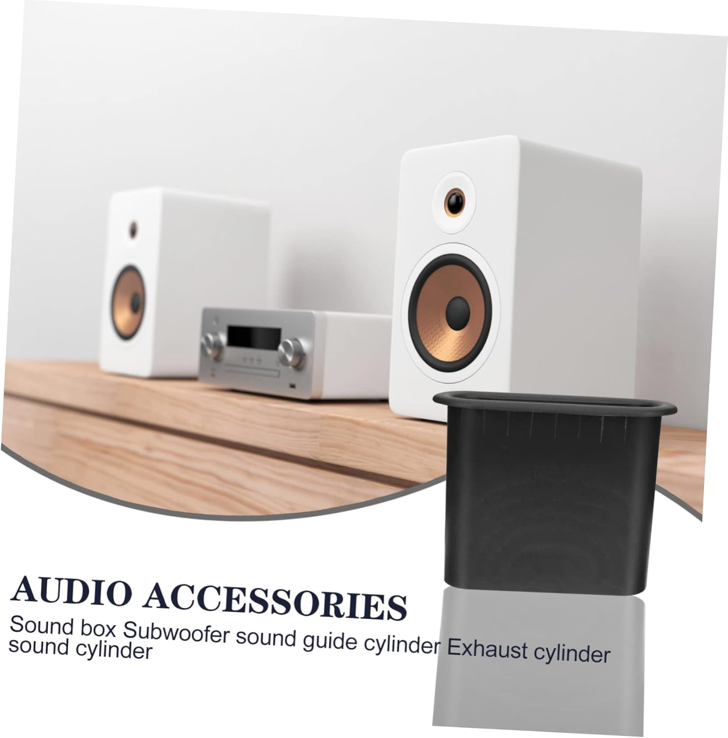 SWOOMEY 5Pcs Speaker Port Tubes for Speaker Voice Outlet Replacement for Home Bar Stage