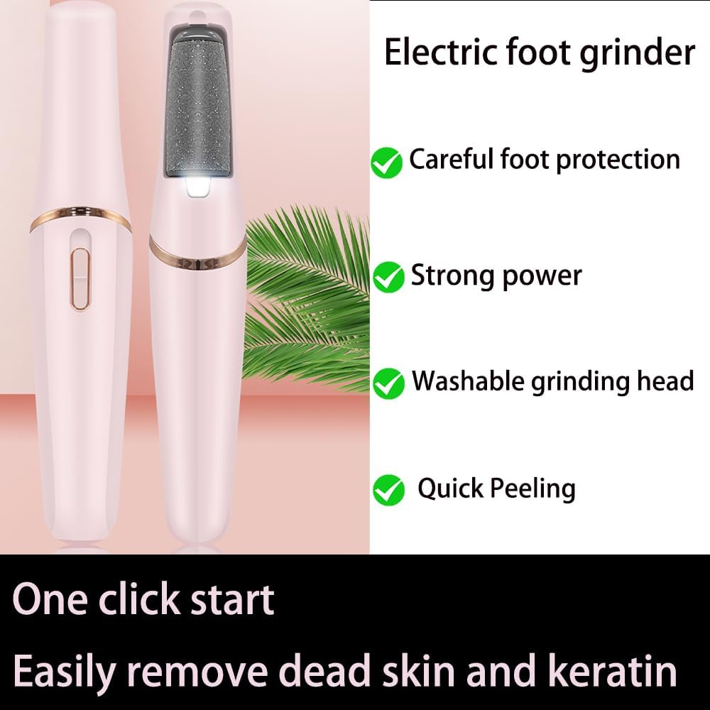 Smooth Pedicure Wand, Electric Callus Remover for Feet, Rechargeable Pedicure Tools Foot Care Kit, Pedicure Tools, Pedicure Tools Kit, Feet Care, Removes Dry Skin for Smoother Feet image number 4