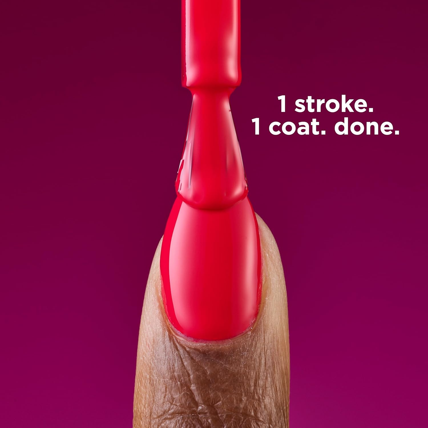 Sally Hansen Insta Dri Nail Polish - Crimson Crush​, Fast-Drying, Vegan Formula, Lasting Color, 9.17Ml