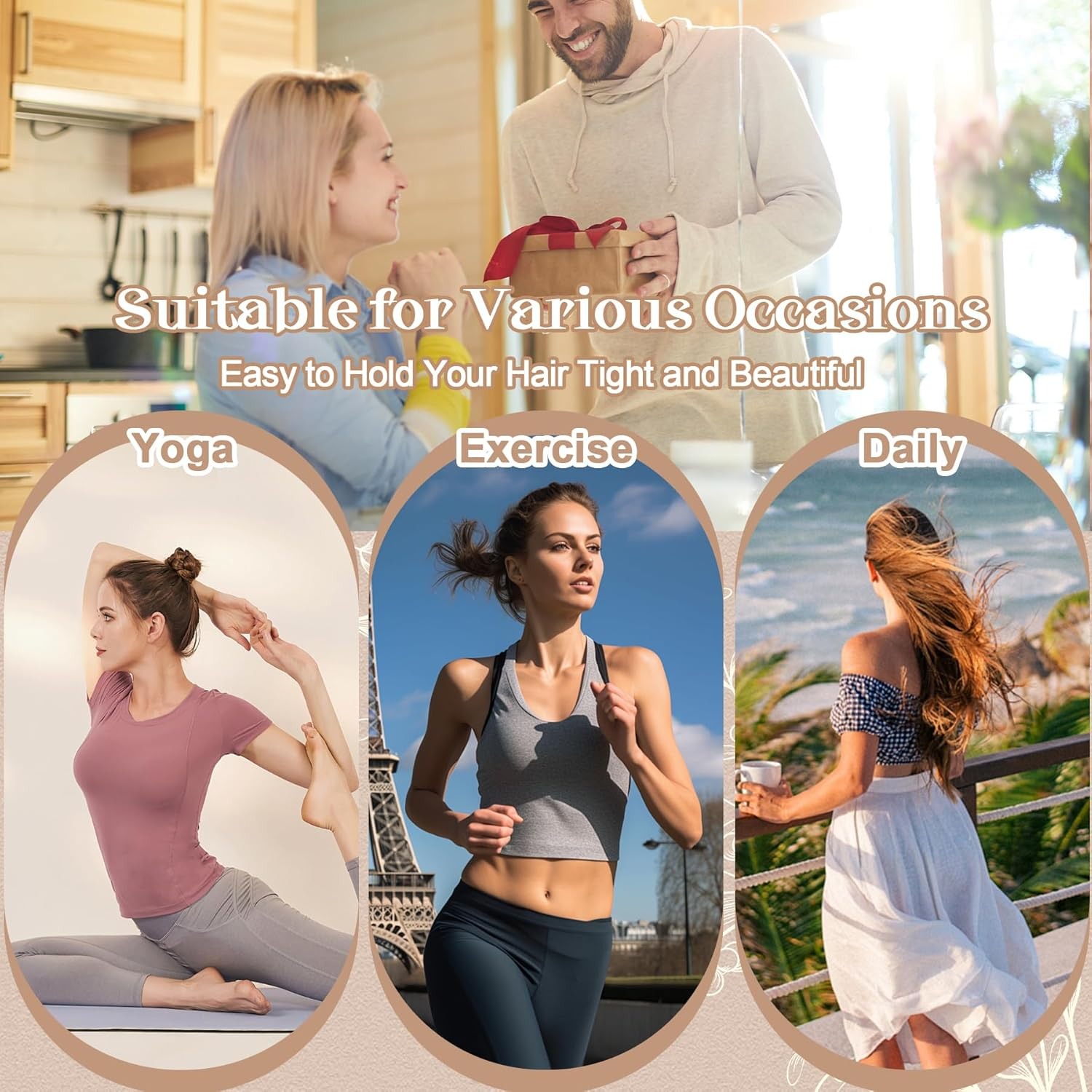 TZEKING Pack of 6 Hair Clips for Women, Flat Claw Clip, Hair Clips Women'S Thin Hair, Non-Slip Hair Clip, Strong Hold Side Hair Clips for Thick and Thin Hair image number 4