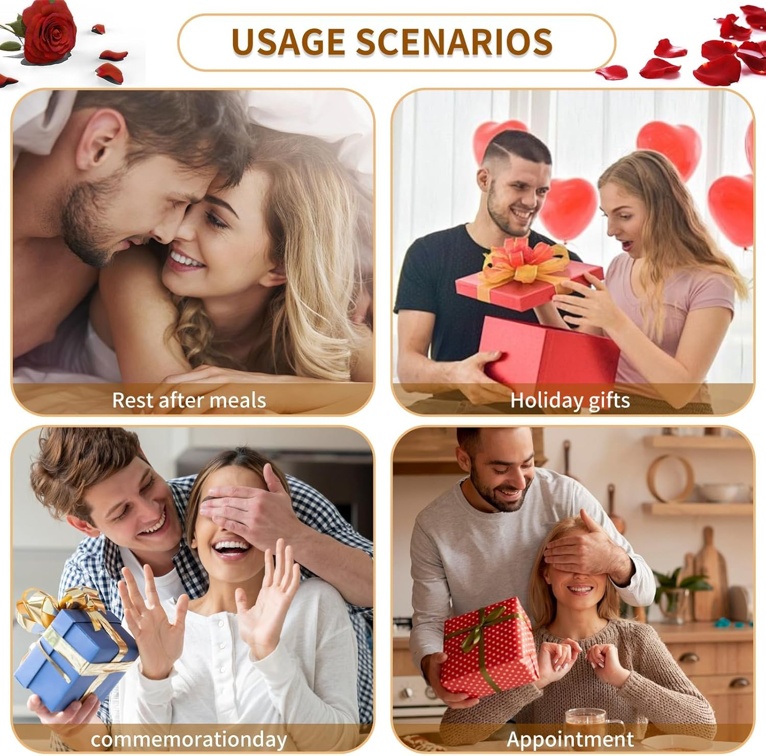 Lust Tower - Game for Adults, 48PCS Wooden Block Tower Game for Grown Ups, Date Night Ideas Funny Gifts for Women Men, Valentines Gifts for Adults image number 3