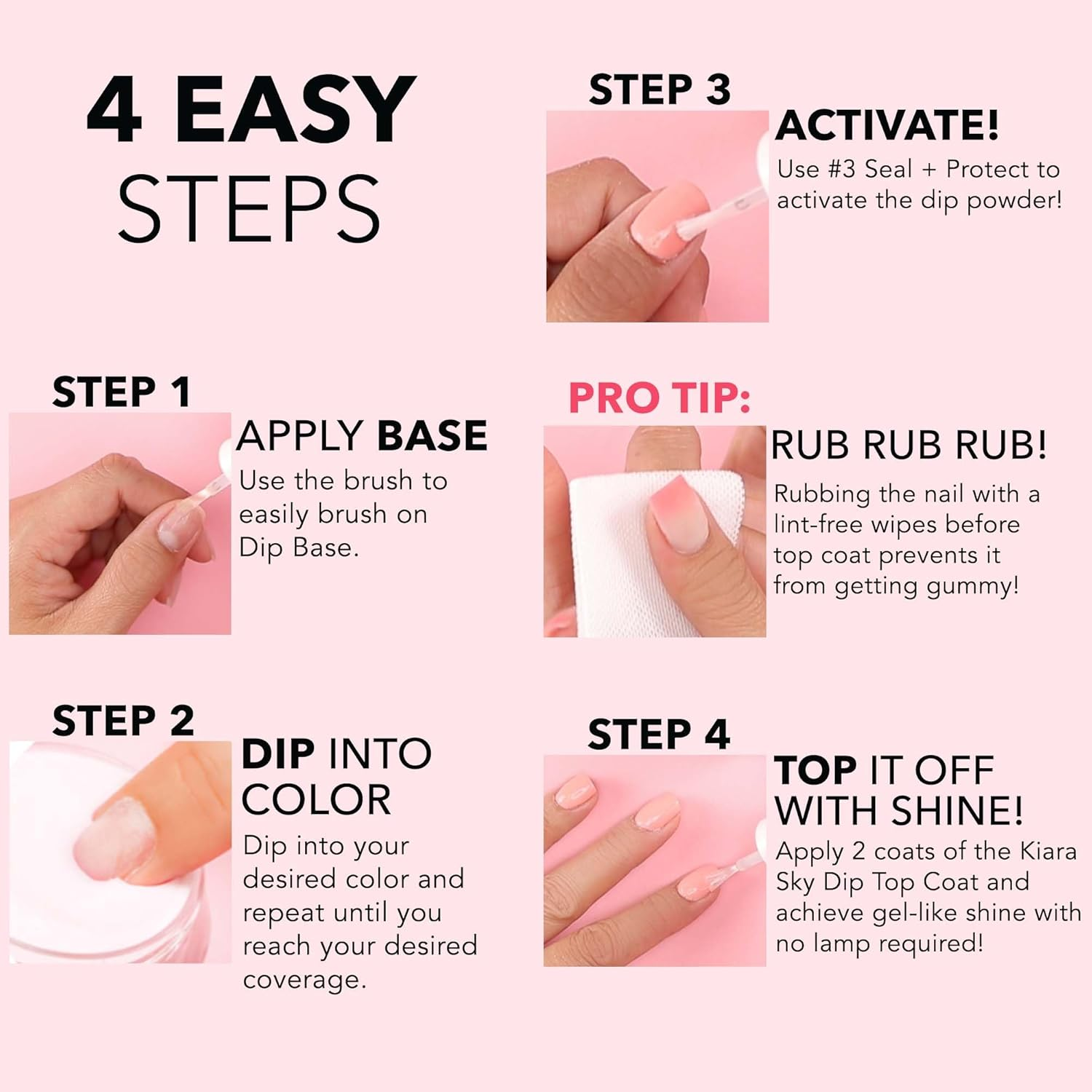 Kiara Sky Dip Powder, D621 Someone like Blue, 28 G - Blue image number 7