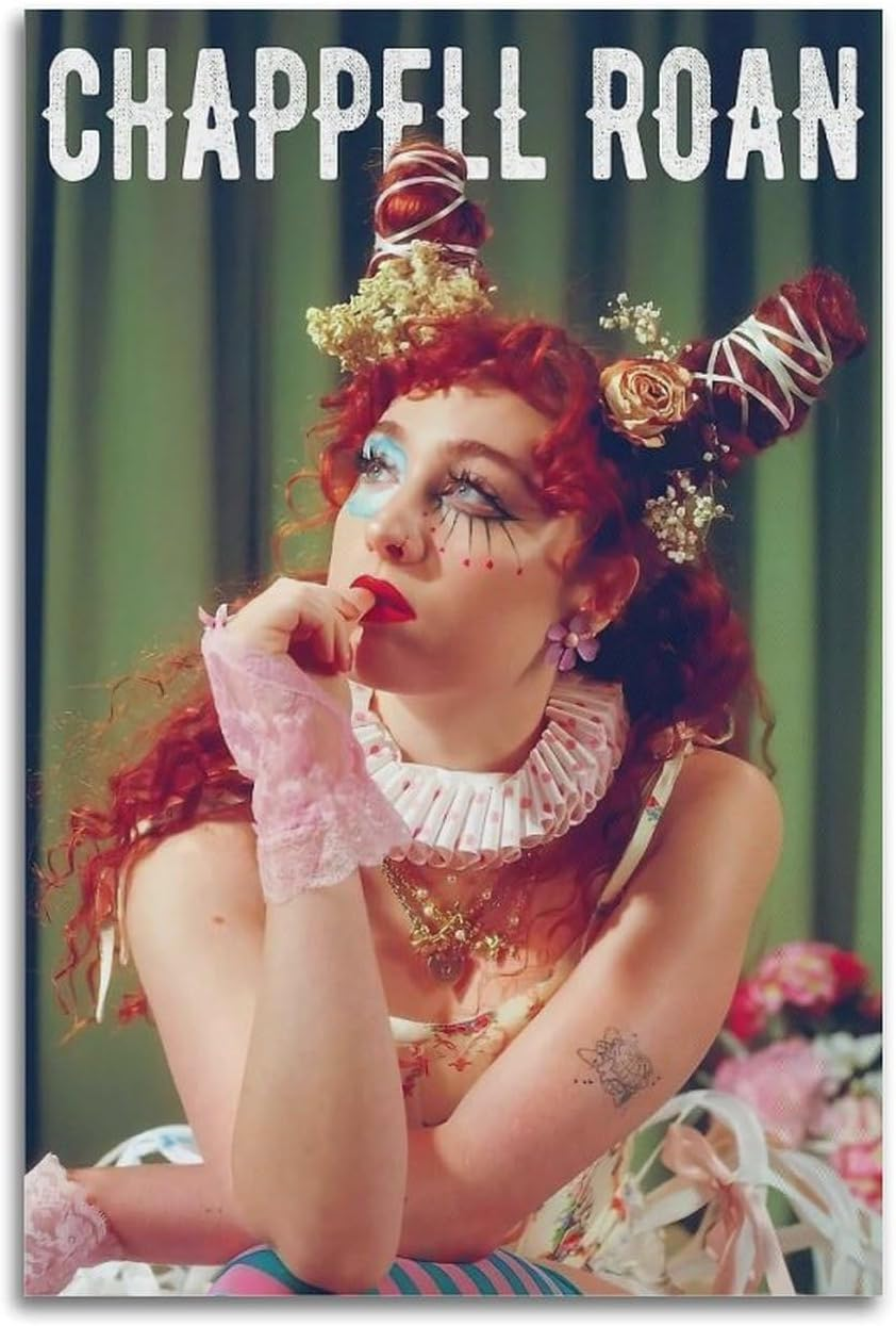 Chappell Roan Poster Album Cover Poster Canvas Painting Wall Art Picture Home Decor Print for Bedroom Living Room Dorm Study Bar Office 12X18Inch(30X45Cm) image number 1