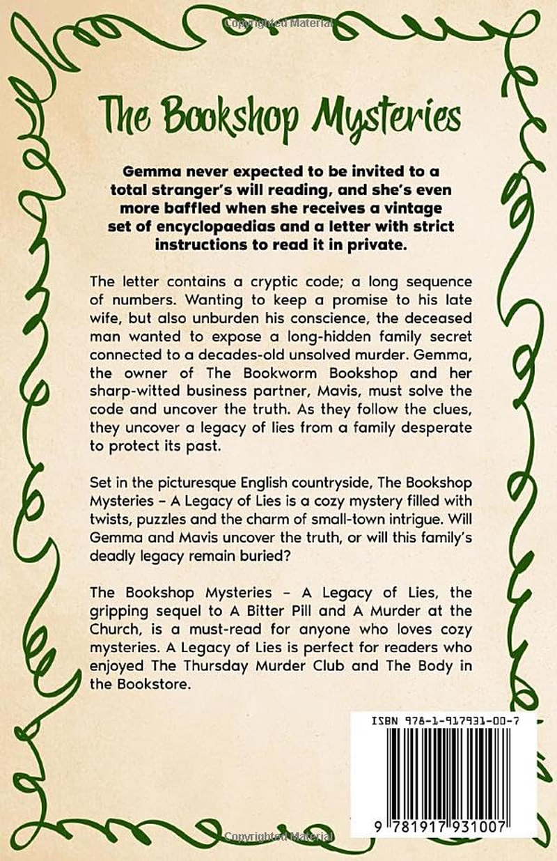 The Bookshop Mysteries: a Legacy of Lies: a Small Town Cozy Mystery image number 1