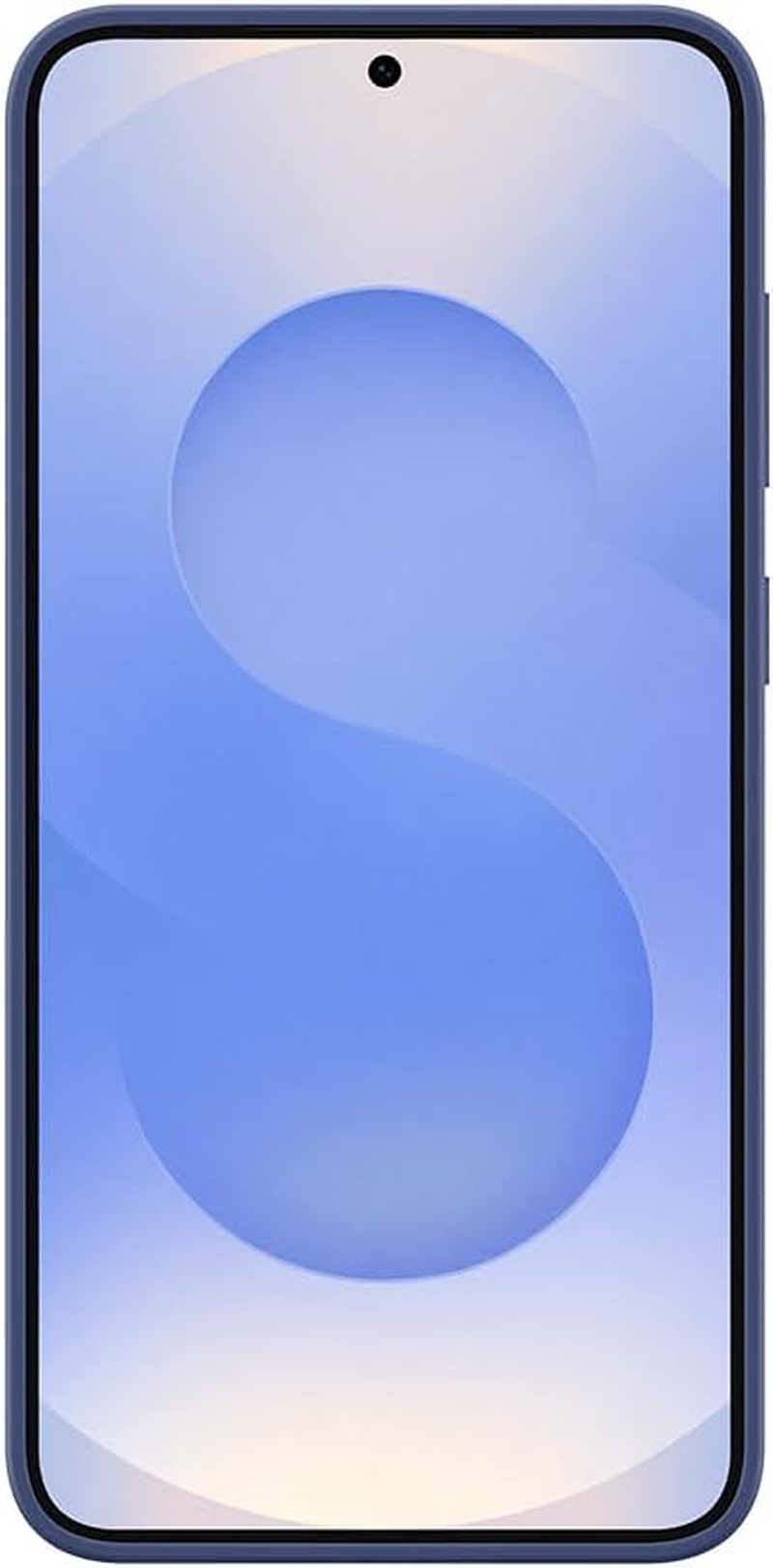 Samsung Silicone Smart Phone Case Compatible for Galaxy S25+, Blue image number 4