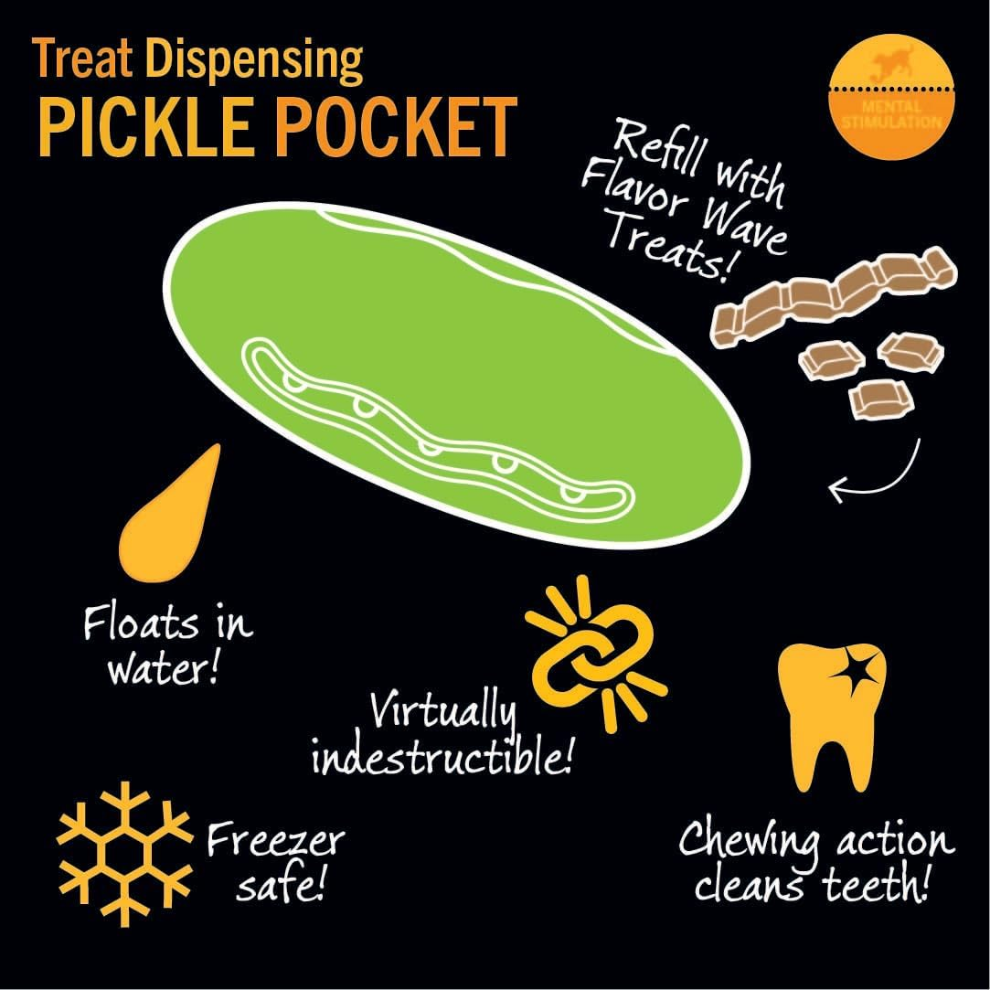 Starmark Treat Dispensing Pickle Pocket for Dogs image number 5