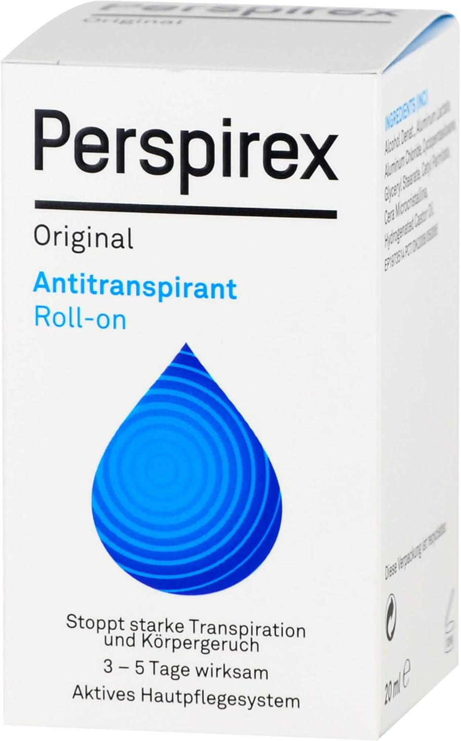 Perspirex Original Antiperspirant Roll-On 20 Ml (0.67Oz) by PERSPIREX image number 1