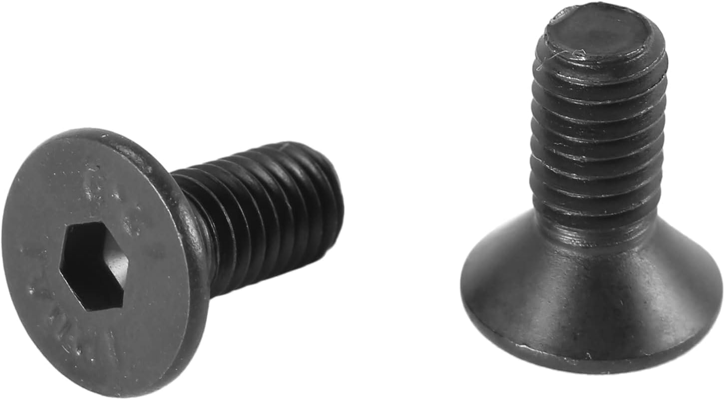 8Pcs Bike Shoe Cleat Mounting Screw for SPD - Pedal Steel Pedals Bike Pedals Pedals and Cleats, Bike and Cleats(Black) image number 5