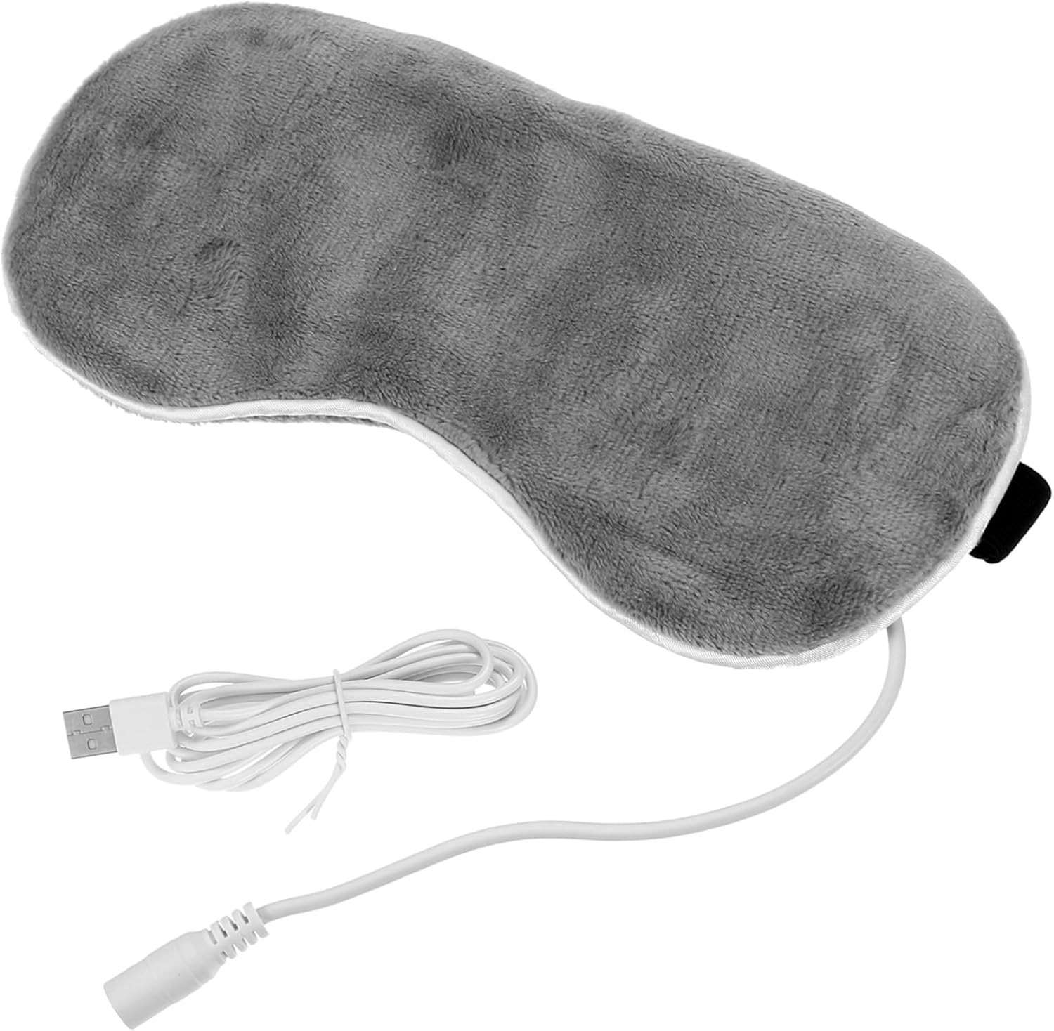 Minkissy 1 Set USB Eye Mask Gel Steam Buds Headband Headphones Blindfold Sleep Eye Blackout Eyelash Facial Lip Heated Tape Microwavable Sleeping Cooling Crystal Velvet