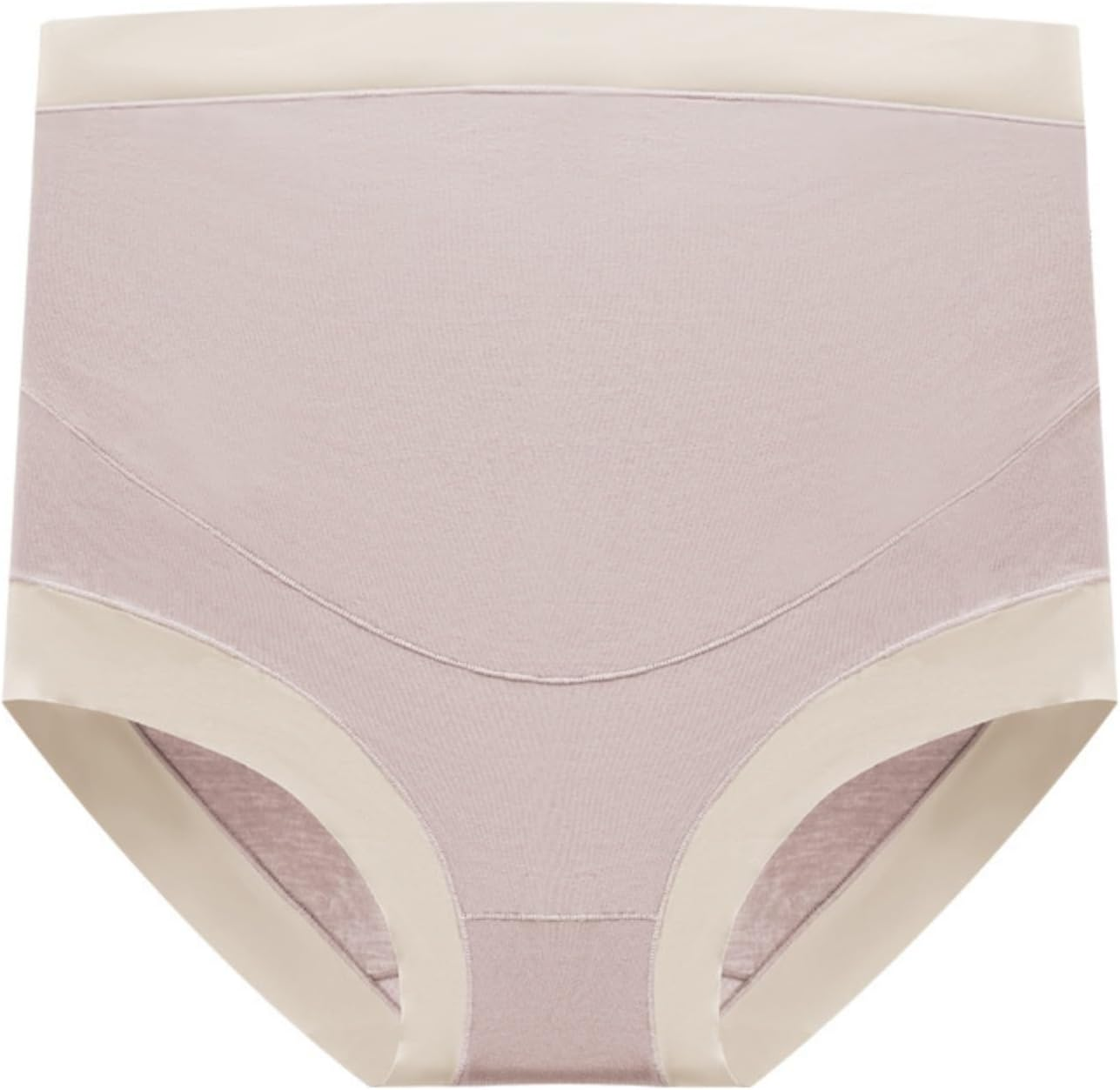 Maternity Underwear over Bump High Waist Soft Absorbent Modal Pregnancy Panties for Women image number 3