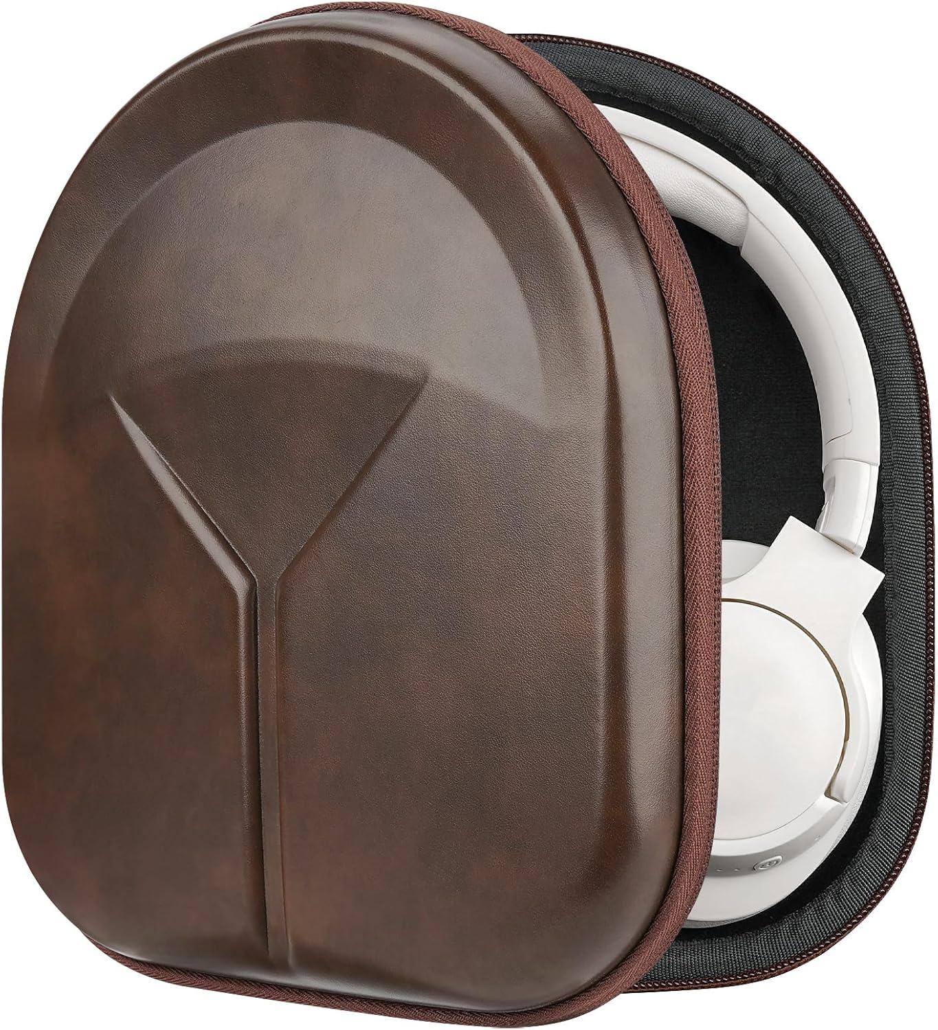 Geekria Shield Headphones Case Compatible with JBL Tune 770/760/750NC, Tune 720BT, Live 770NC, Replacement Hard Shell Travel Carrying Bag with Cable Storage (White)