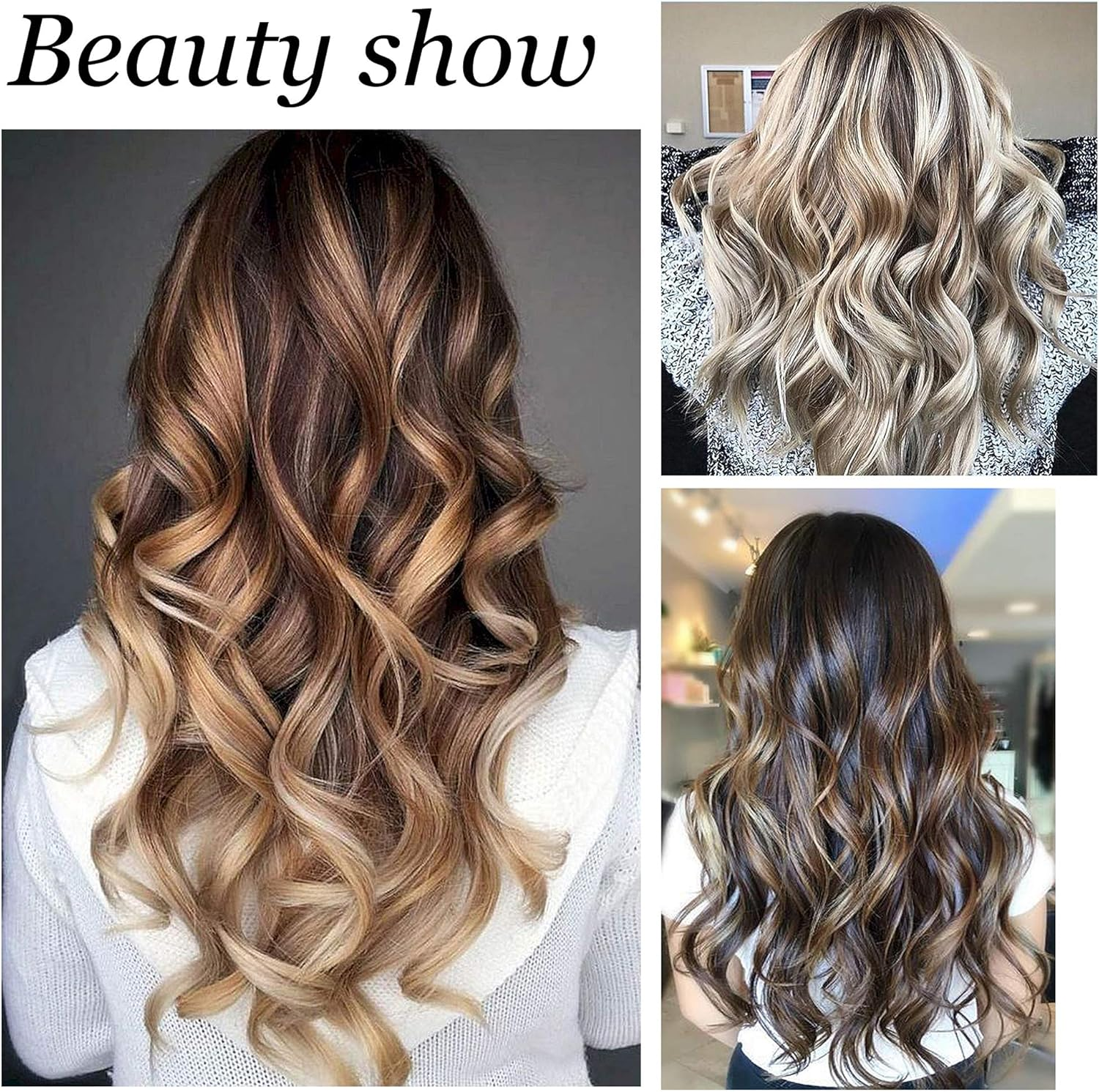 Aimin Heatless Curlers, Soft Overnight Foam Rollers for Long Hair, No Heat Satin Sponge Curlers (40 Pcs, Black) image number 1