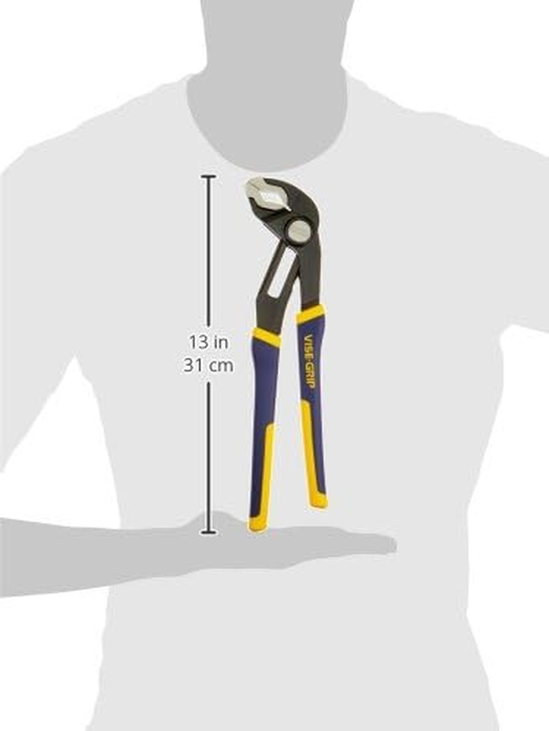 IRWIN Tools VISE-GRIP Groovelock Pliers, V-Jaw, 3-Piece Set (2078710) image number 1