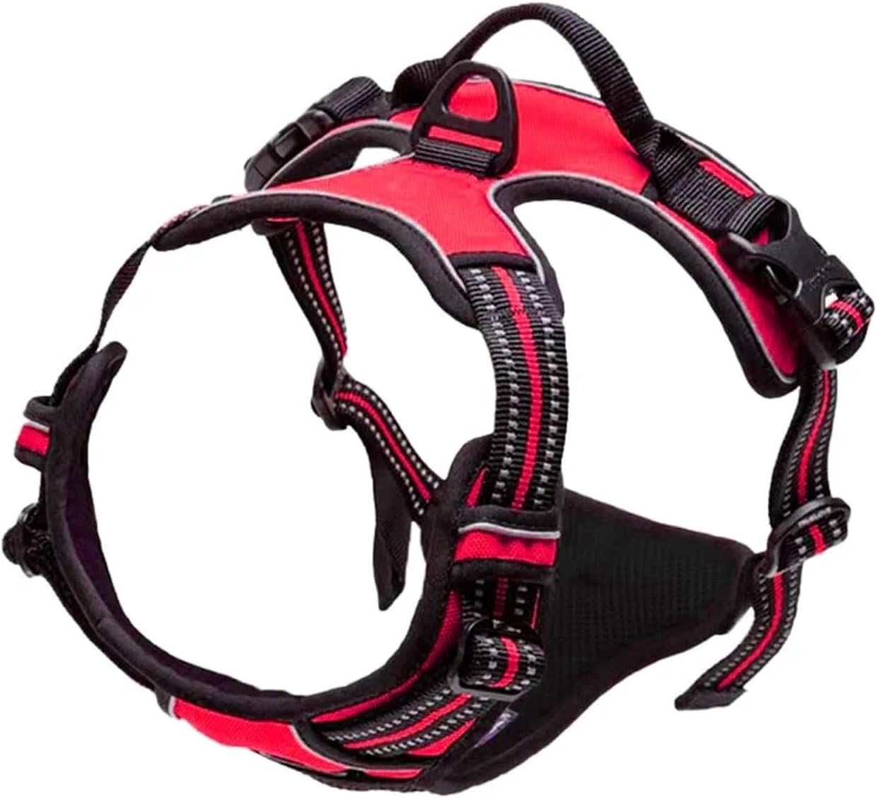 KANGYEBAIHUODIAN Pet Dog Harness Reflective Adjustable Breathable Vest Chest Strap Fit for Small Medium Large Dogs Cat Puppy Collar Dog Accessoires (Color : Blue, Size : S) image number 4